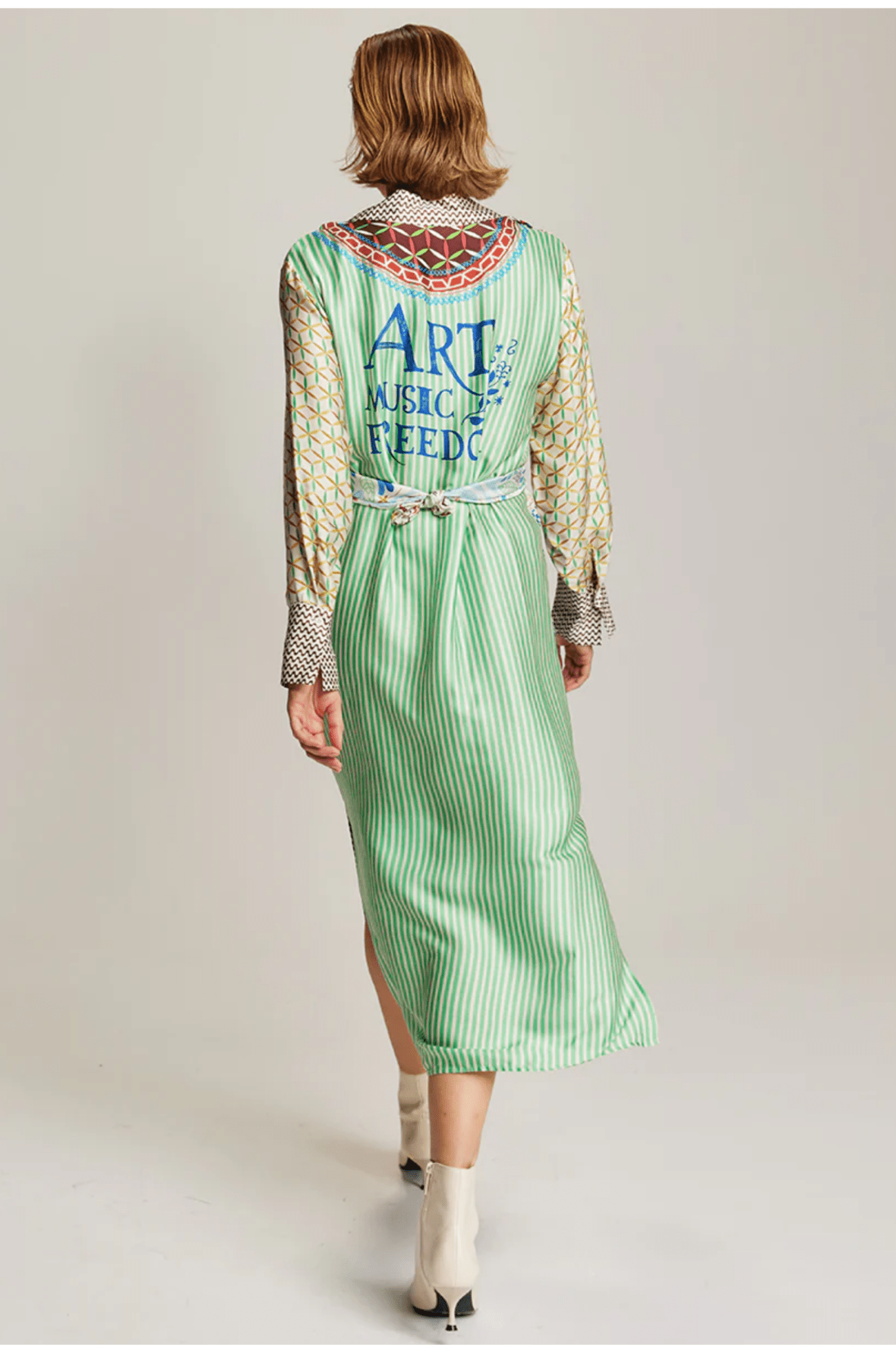 Me369 Brielle Waist Tie Dress – Shipibo - Dotique - Me369