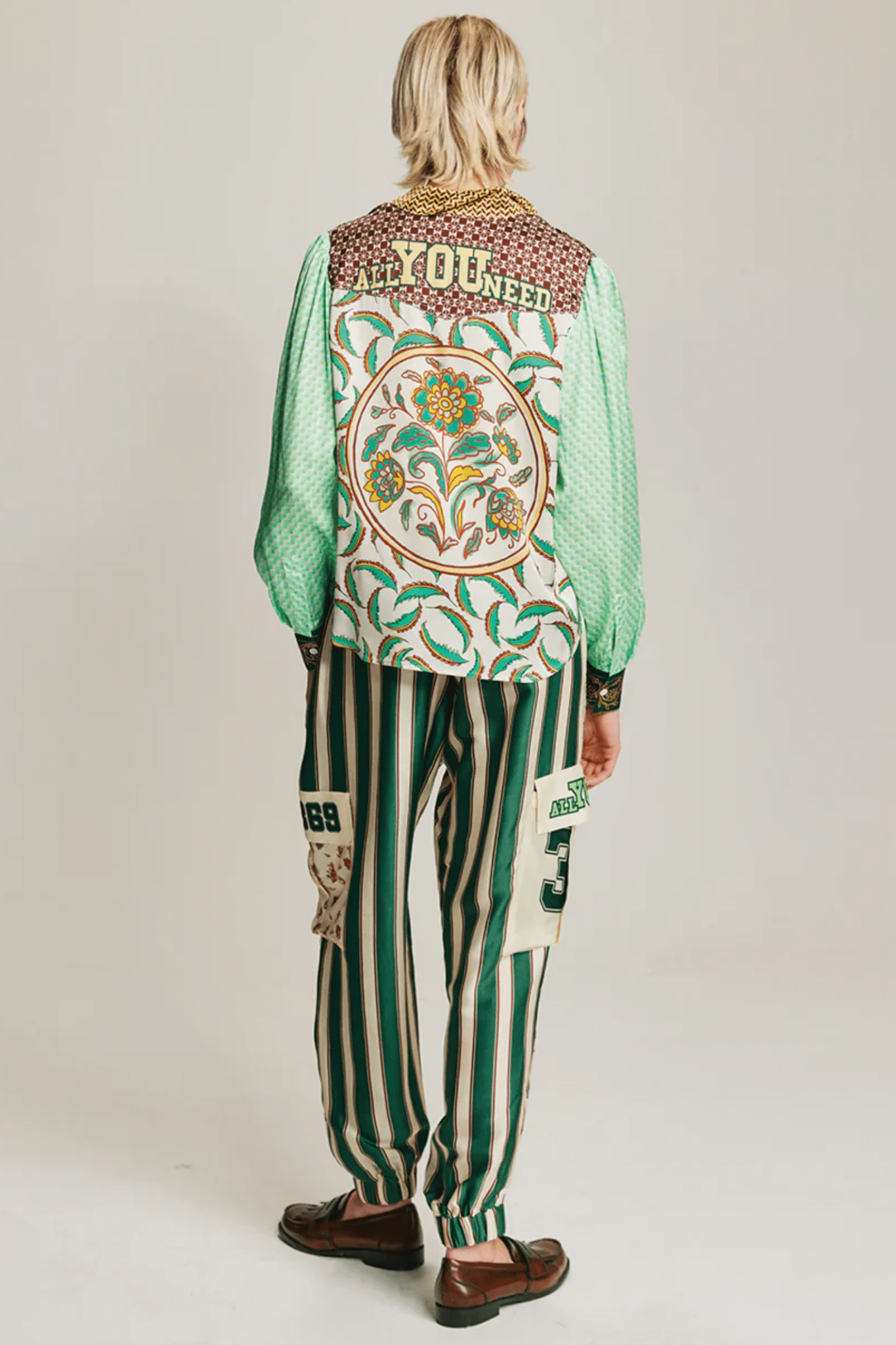 Me369 Grace Cropped Shirt – Sporty Jade - Dotique - Me369