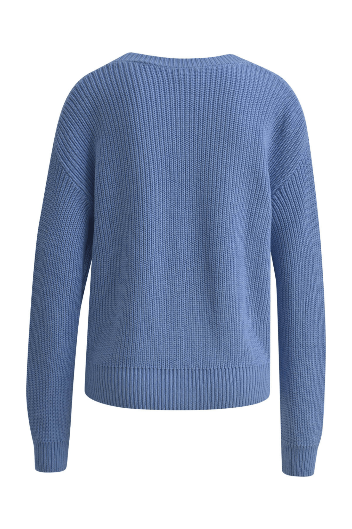 Milano 51 - 5492 - 9027 622 Azur Cardigan with Button Placket and 1/1 Sleeves - Dotique