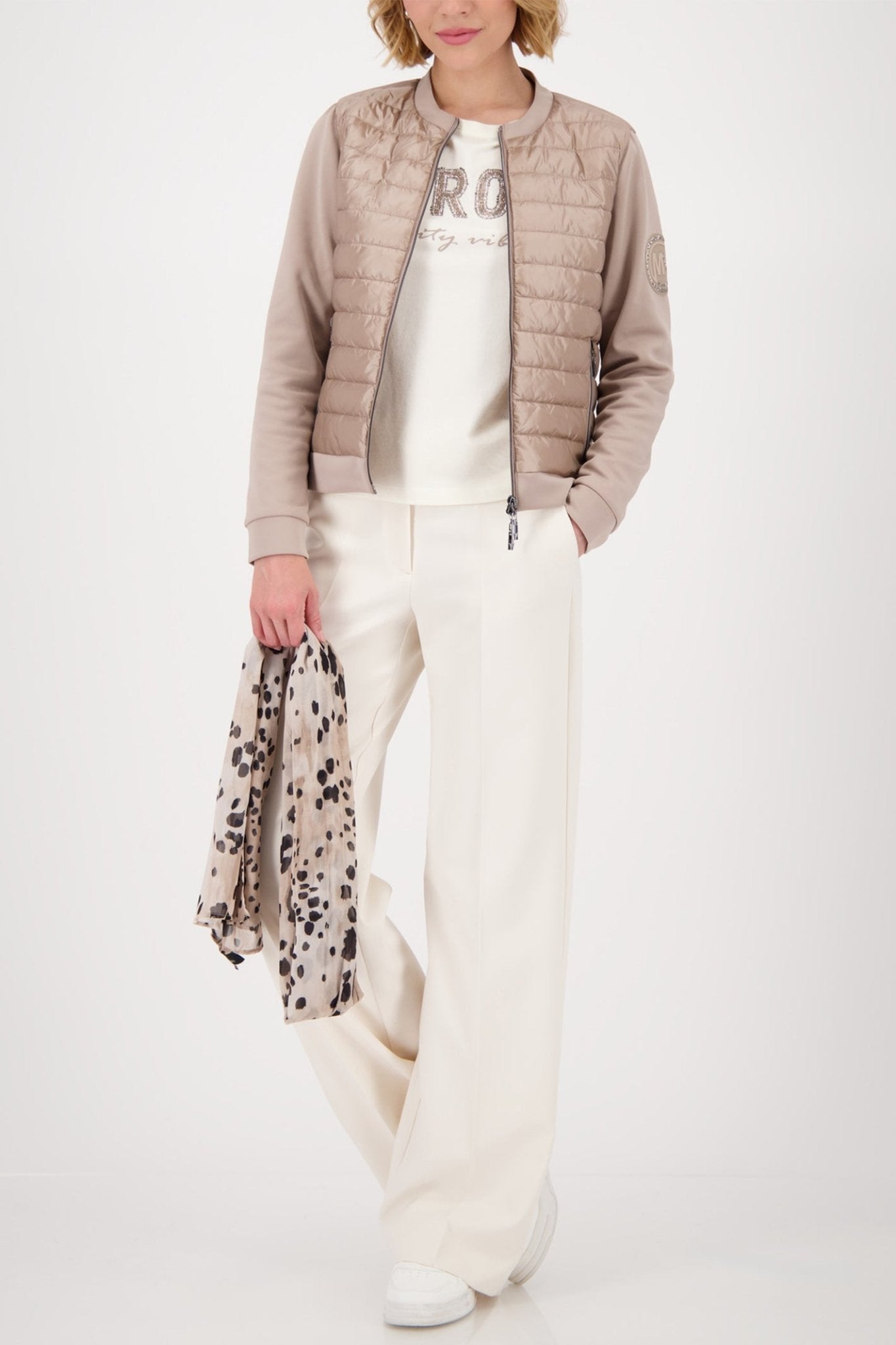 Monari 808737 All - Over Leopard Scarf – Cashmere Tones - Dotique - Monari