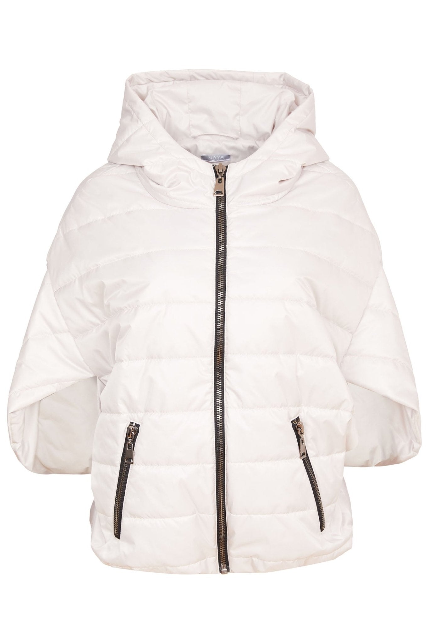 Naya 180 Sand Padded Short Jacket With Hood - Dotique