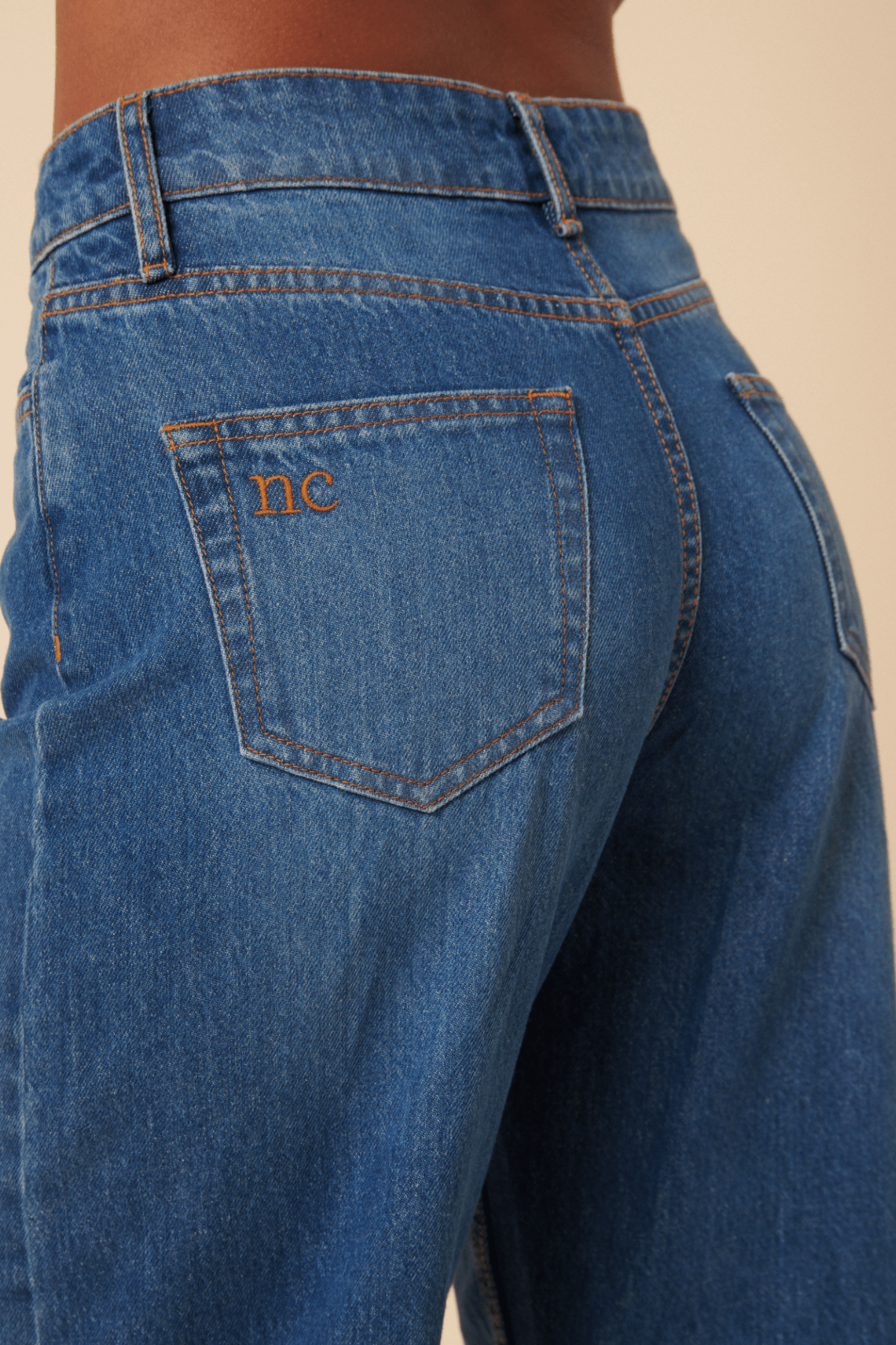 Nobody's Child B242578B Blue Denim Barrel Leg Jeans - Dotique - Nobody’s Child