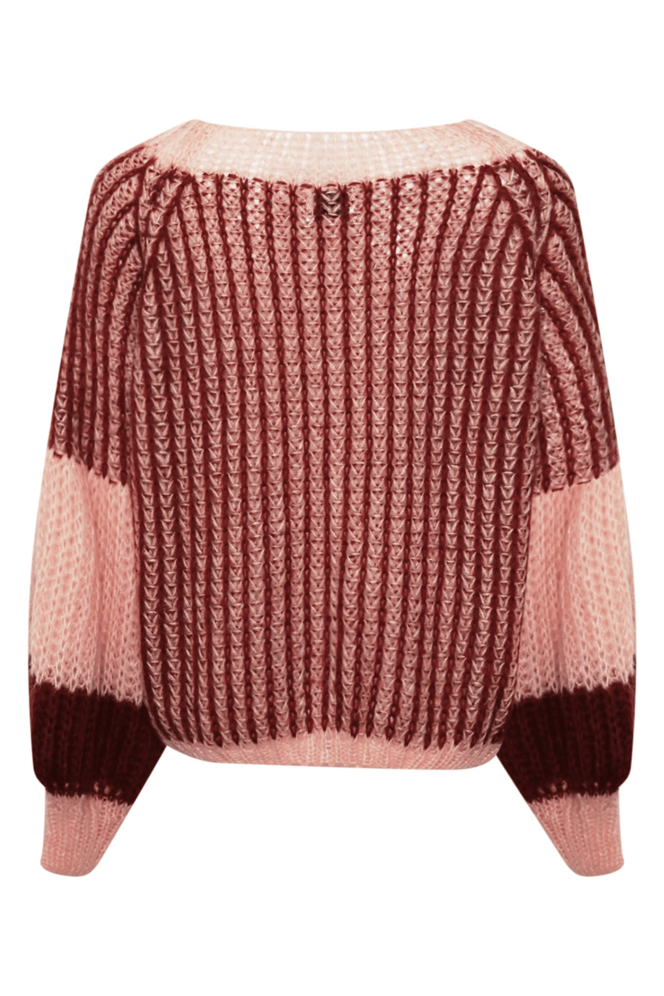 Noella 12260014 Liana Knit Sweater Rust Blush Combo - Dotique - Noella