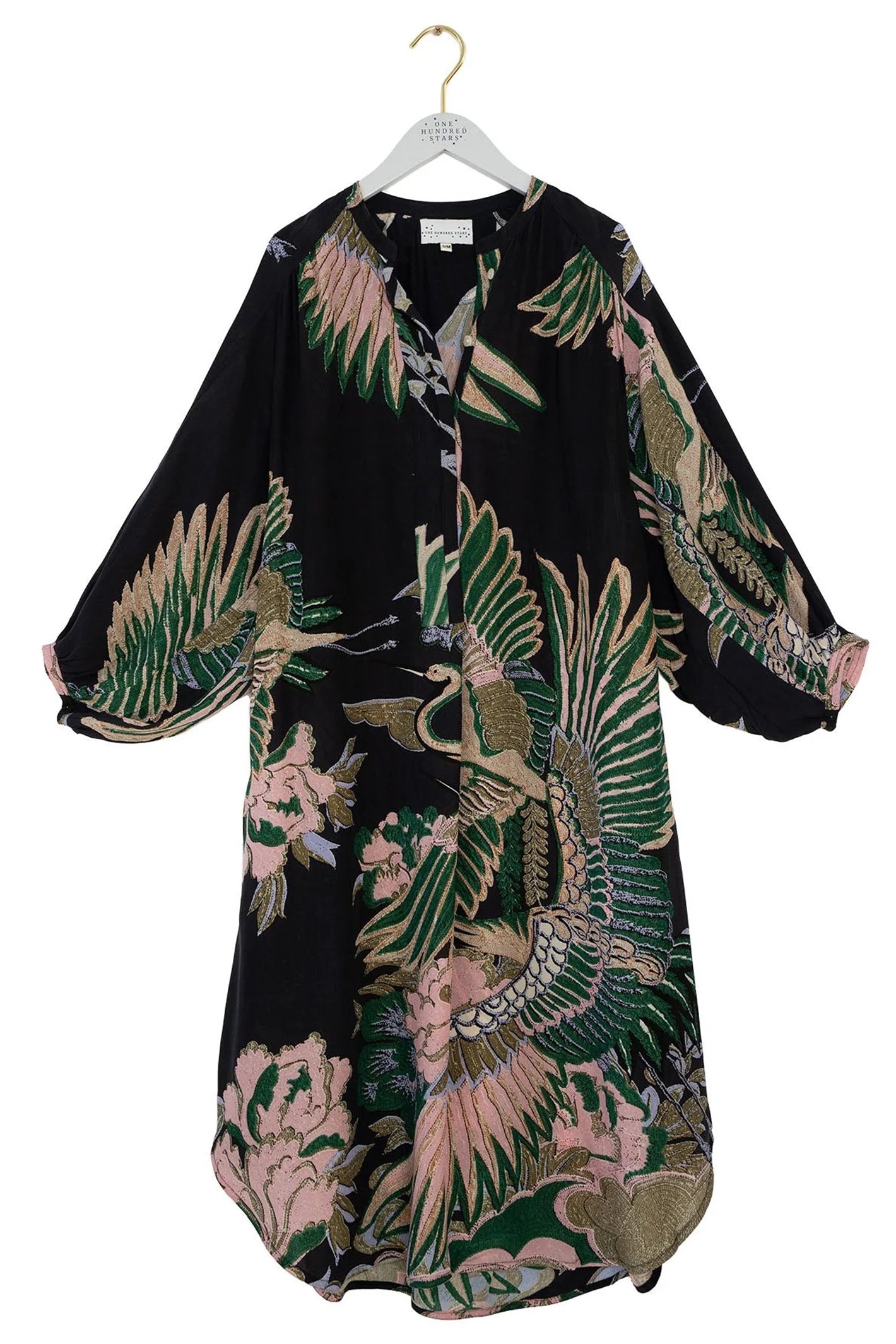 One Hundred Stars DRDCRAEML Crane Emerald Darcy Dress