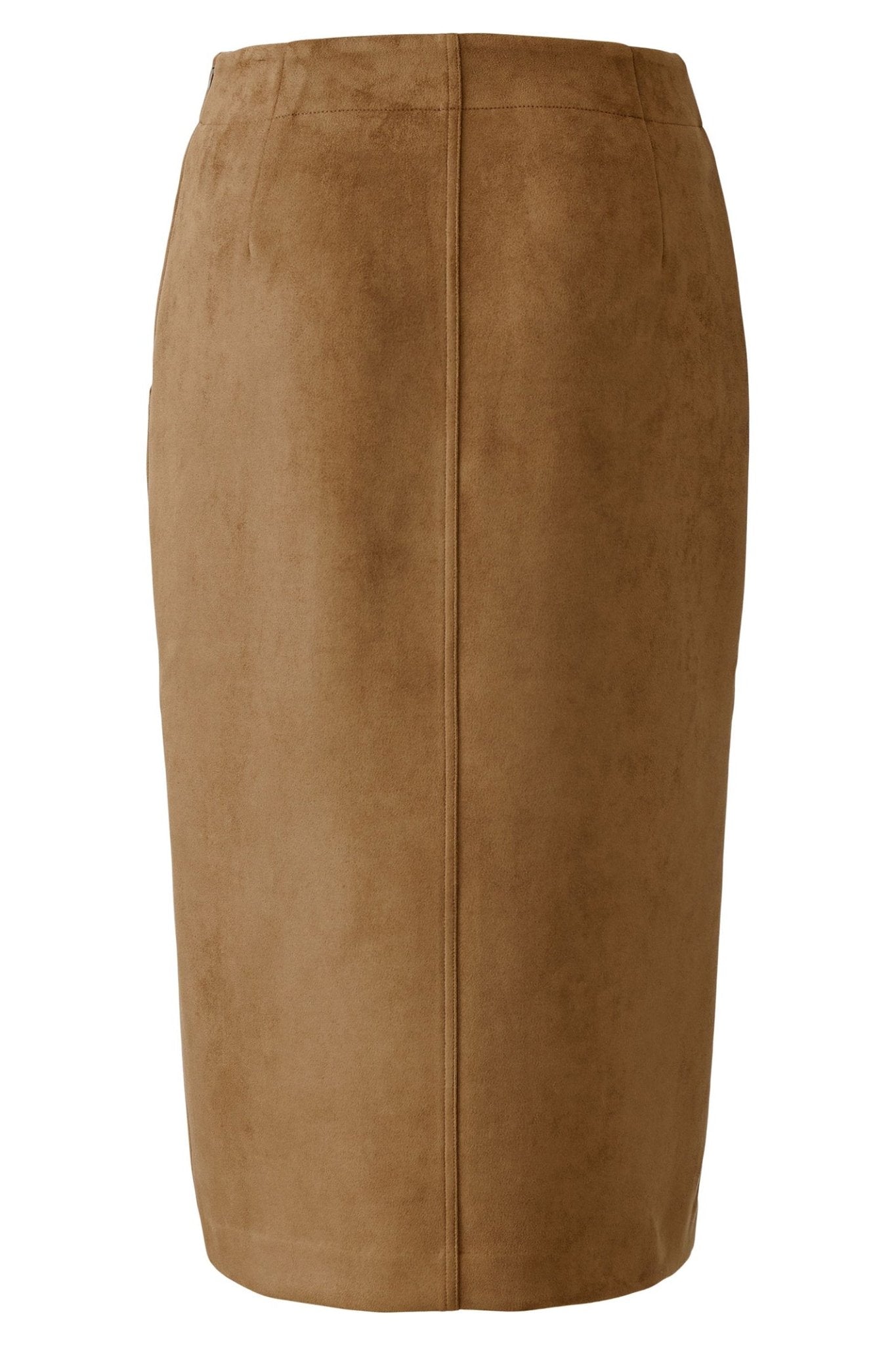 Oui 87183 Cognac 8176 Pencil Skirt - Dotique - Oui
