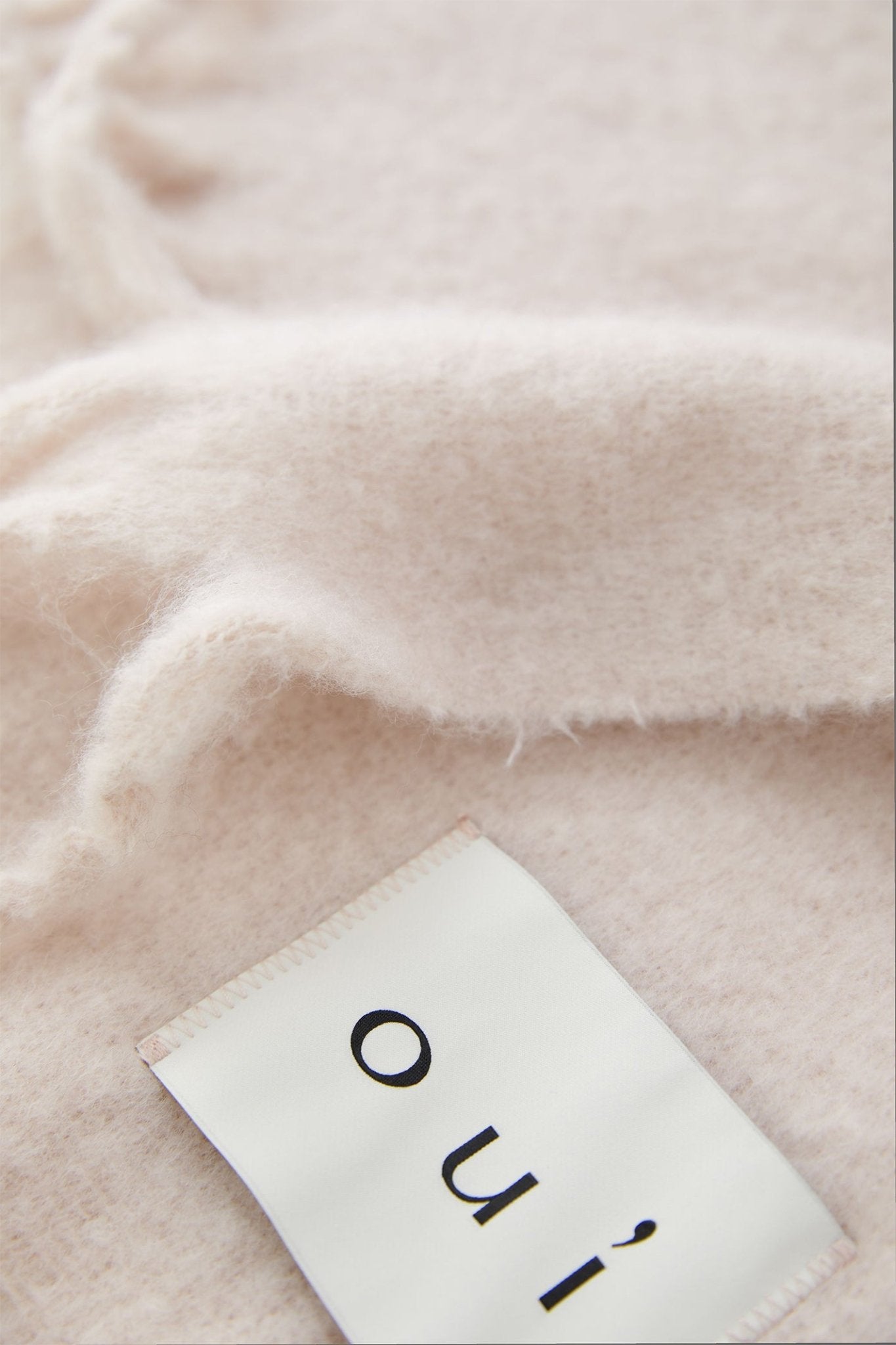 Oui 89261 Sepia Rose 3034 Tassel Scarf - Dotique - Oui