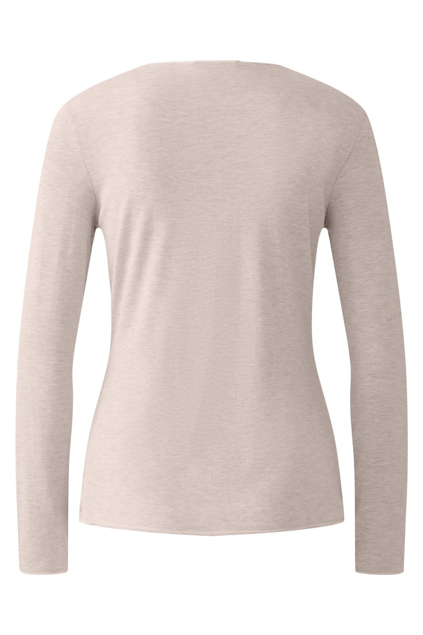 Oui 95478 Sepia Rose Pink 3034 Long Sleeve T-Shirt - Dotique - Oui