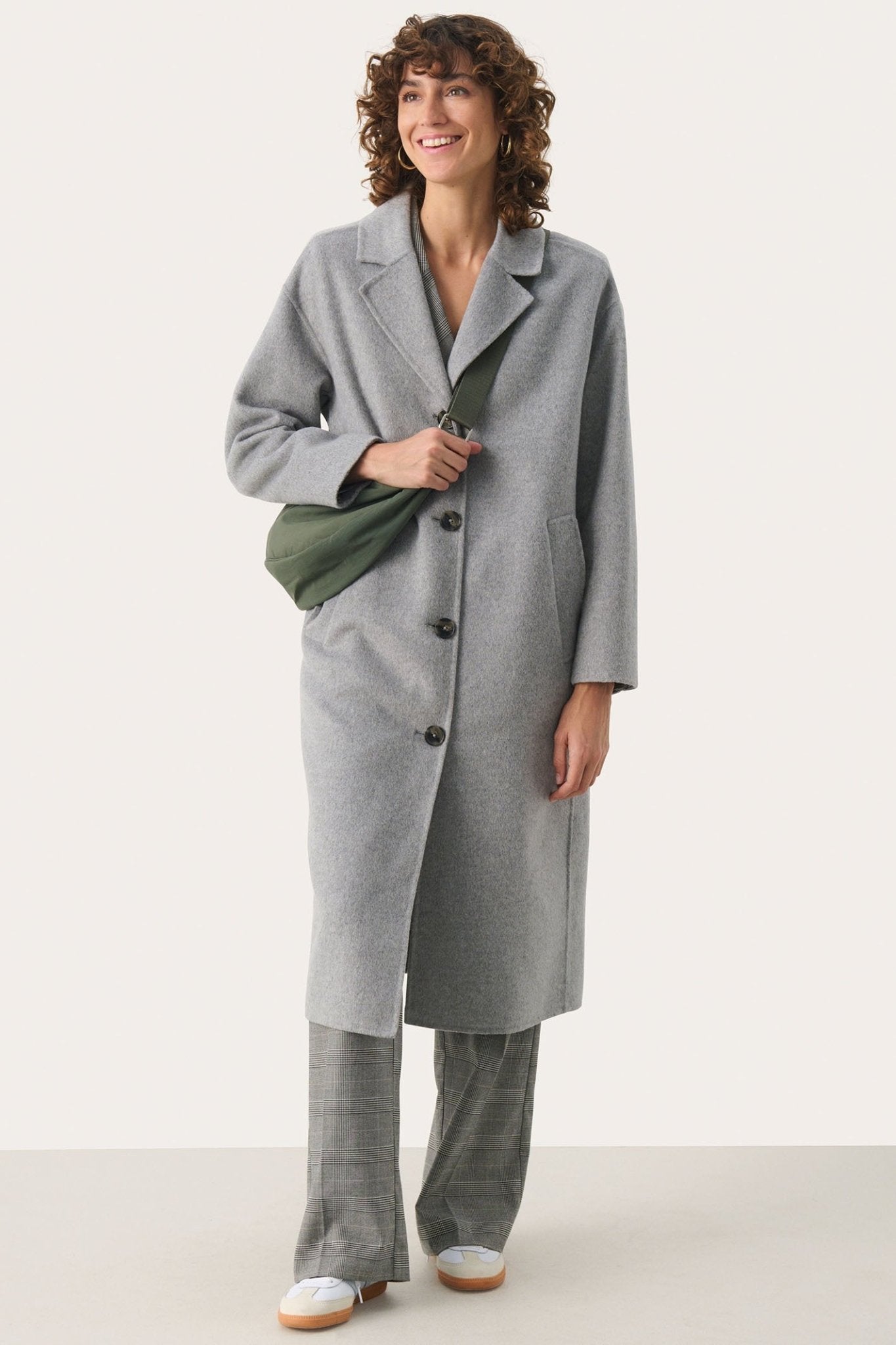 Part Two 30308734 LorelaiPW Coat Light Grey Melange - Dotique - Part Two