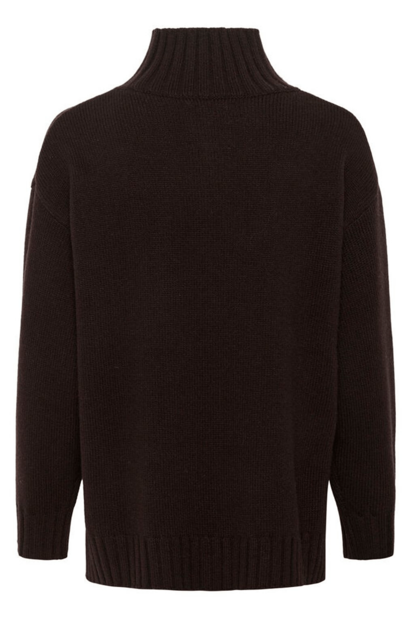 Part Two LilyePW ganache brown funnel neck jumper, available at Dotique