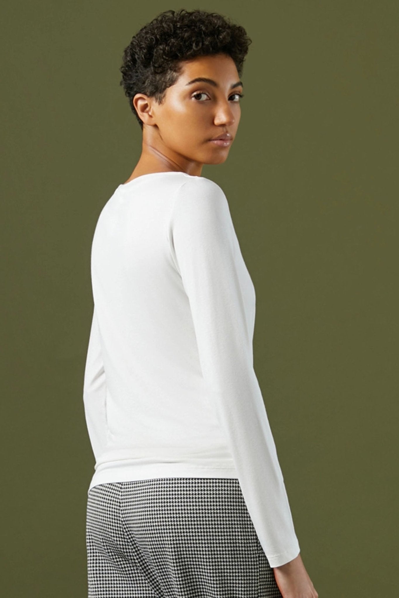 Pennyblack 2411971056200 Nuoto Ivory Boat-Neck T-Shirt - Dotique