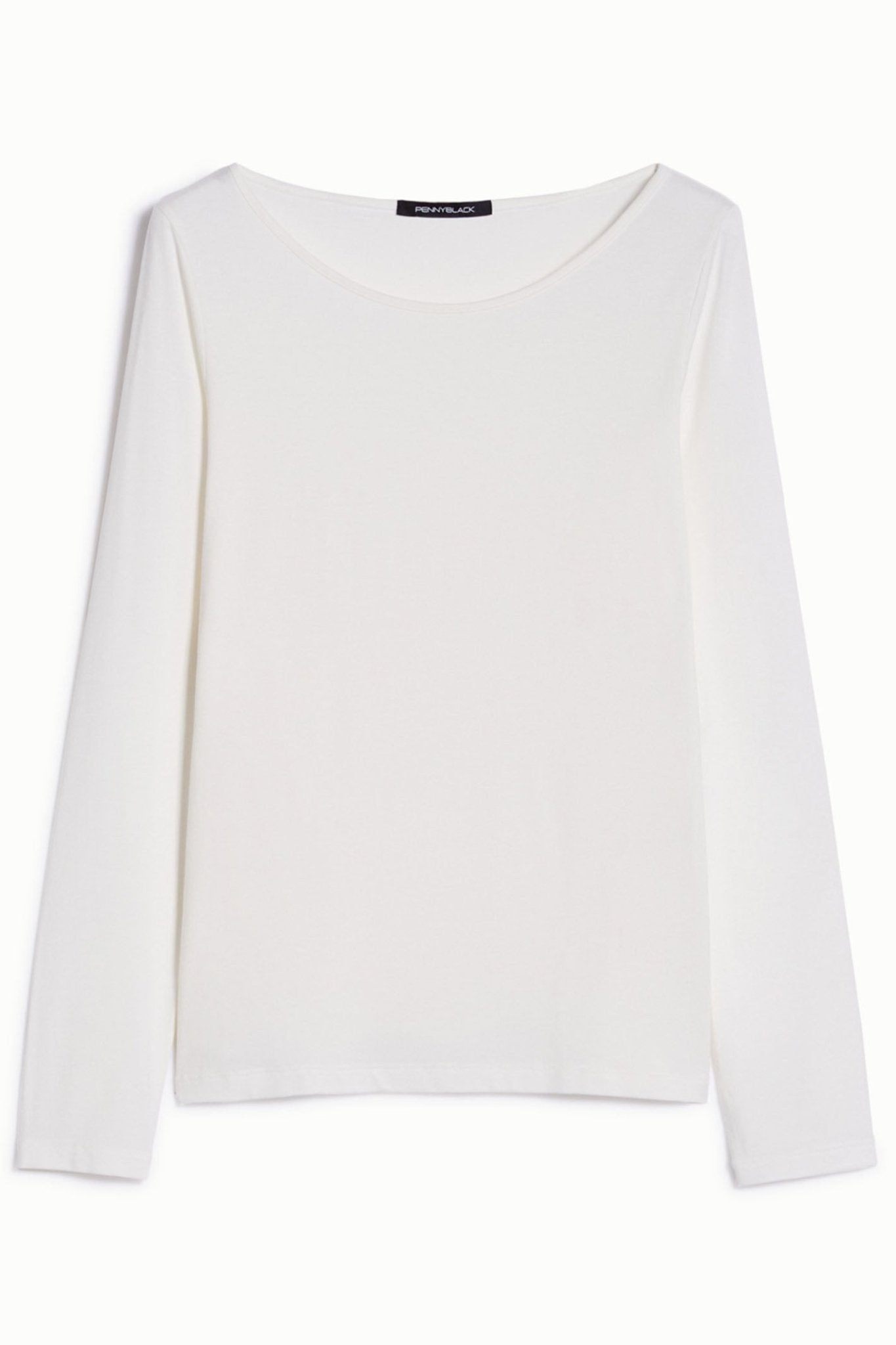 Pennyblack 2411971056200 Nuoto Ivory Boat-Neck T-Shirt - Dotique