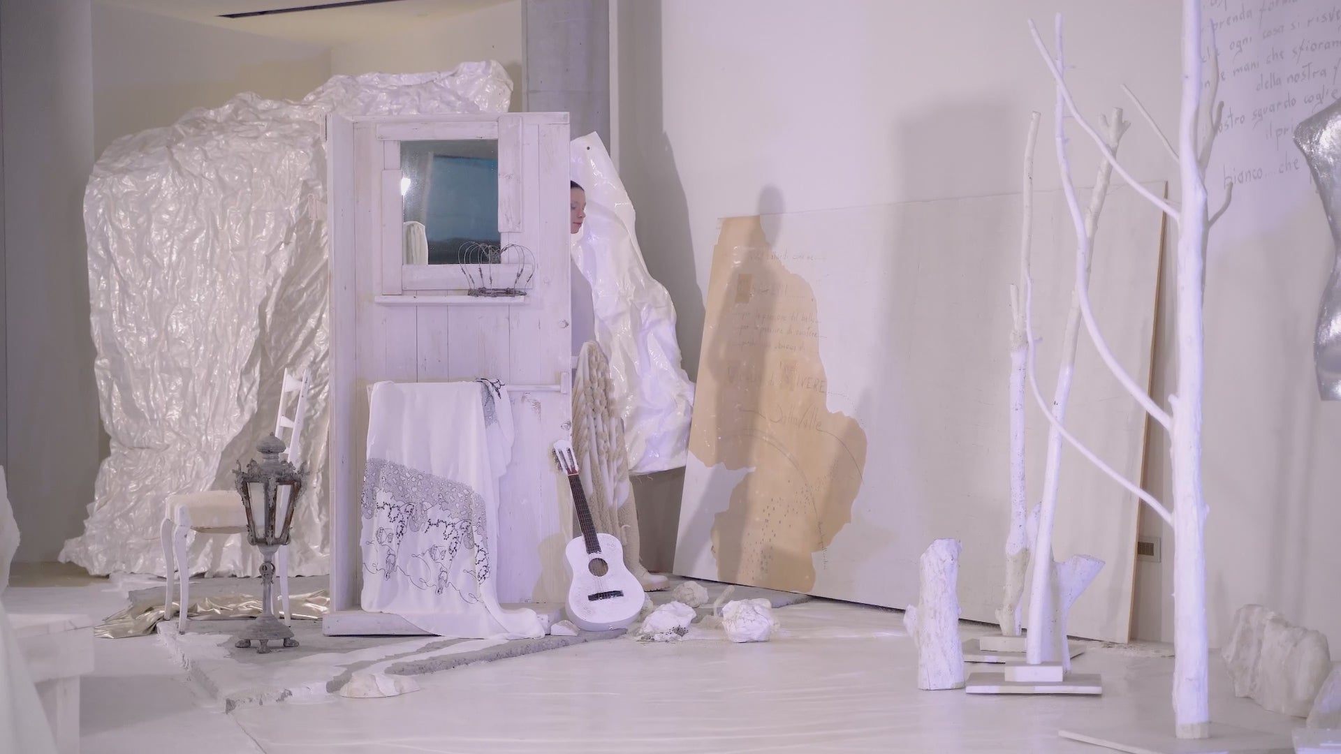 Elisa Cavaletti Glaciale Grey Layered Long Sleeve T-Shirt with Metallic Detail – EJW255043313 22098