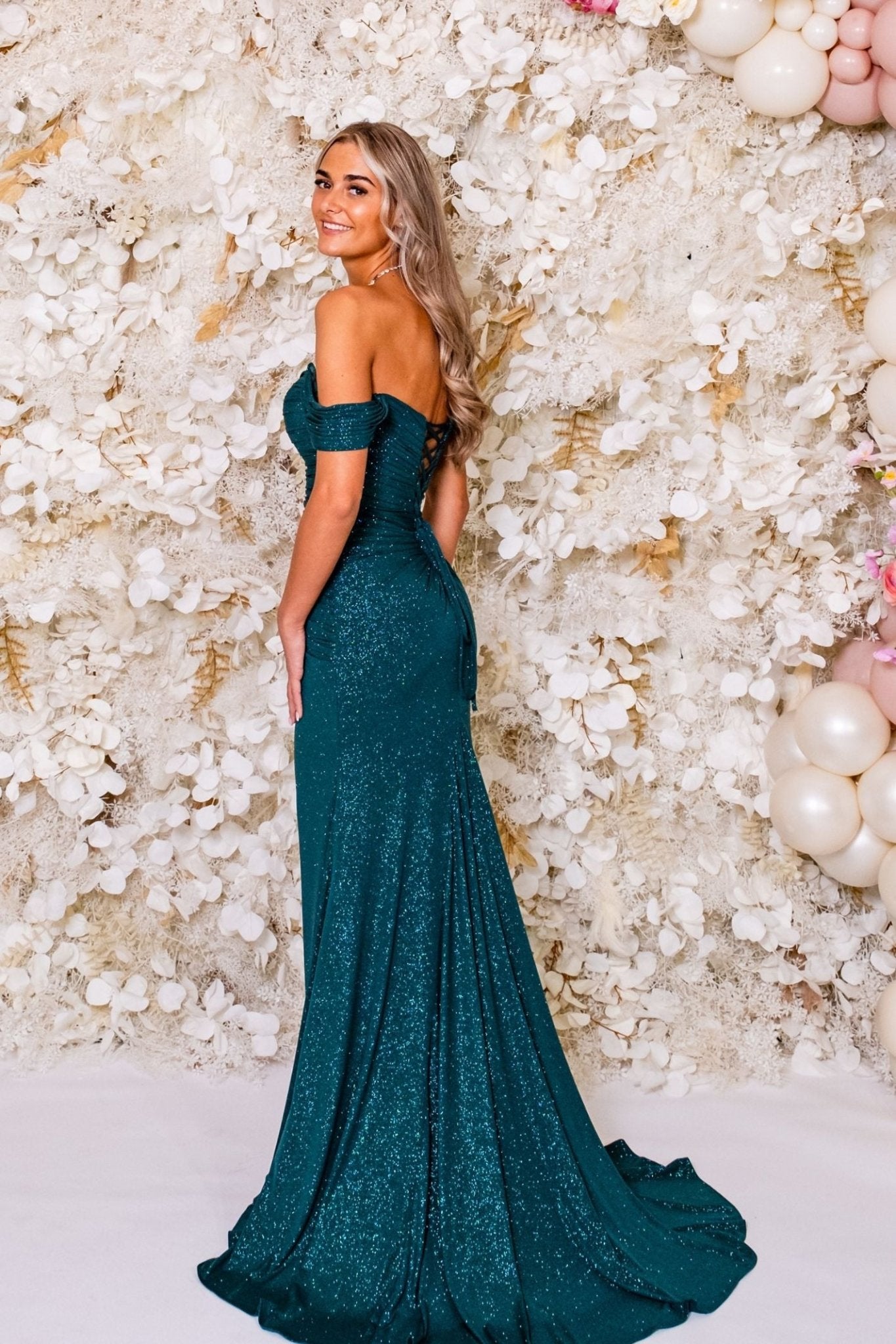 Prom Frocks PF1222 Soft Dark Green  Prom Dress 4
