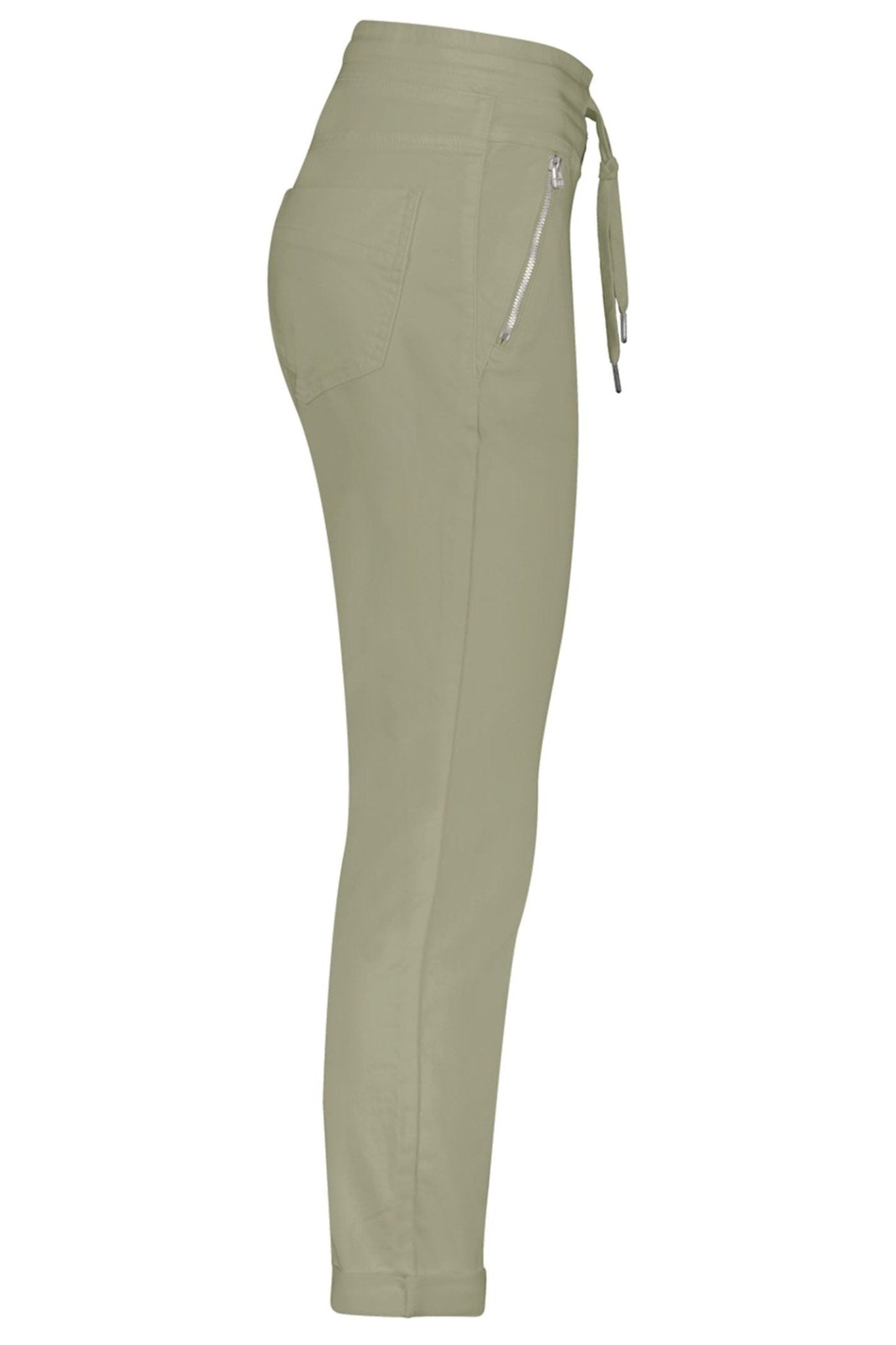Red Button SRB3936 Tessy Light Khaki Green Crop Jogger Trousers - Dotique