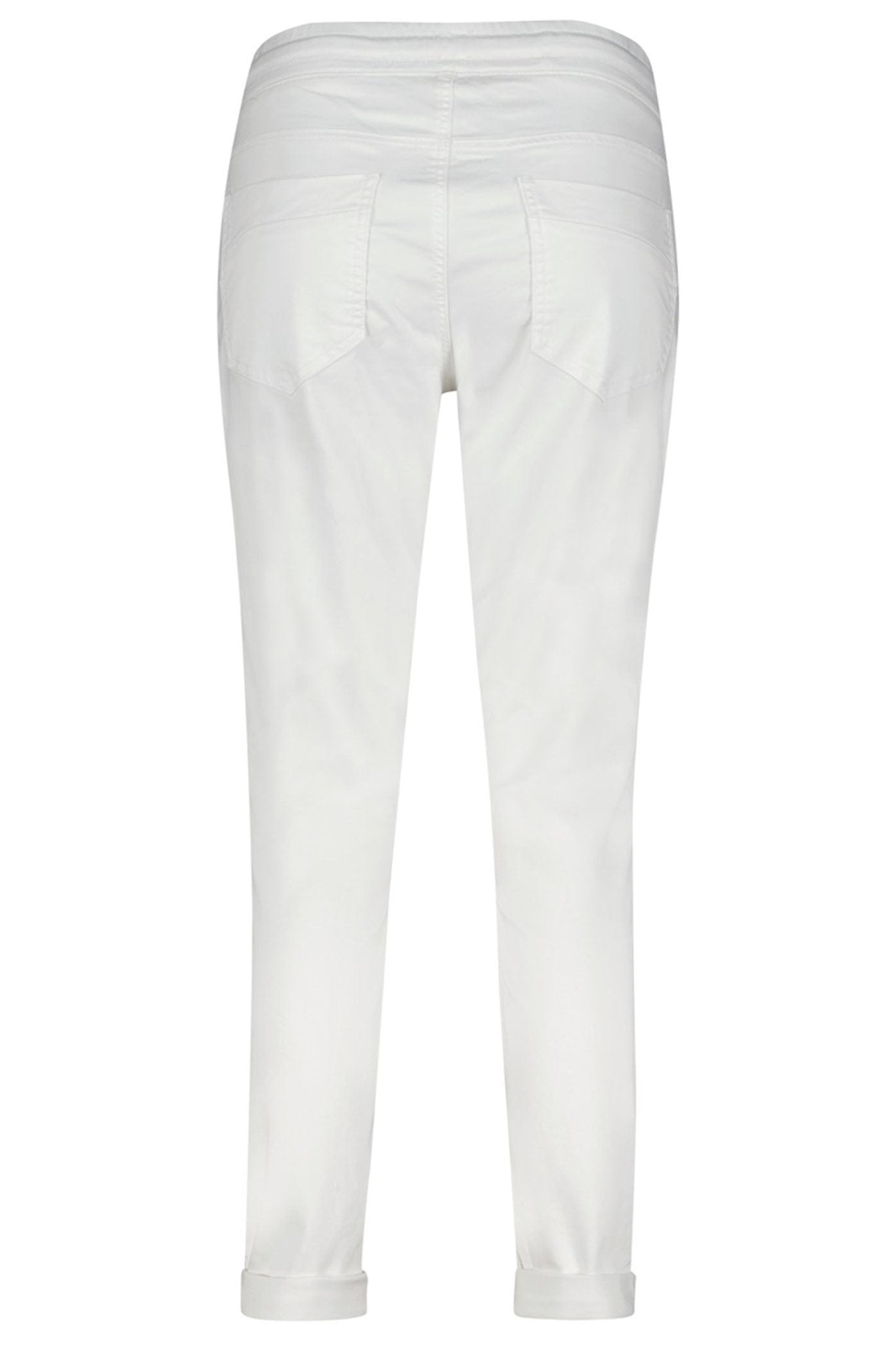 Red Button SRB3936 Tessy White Crop Jogger Trousers - Dotique