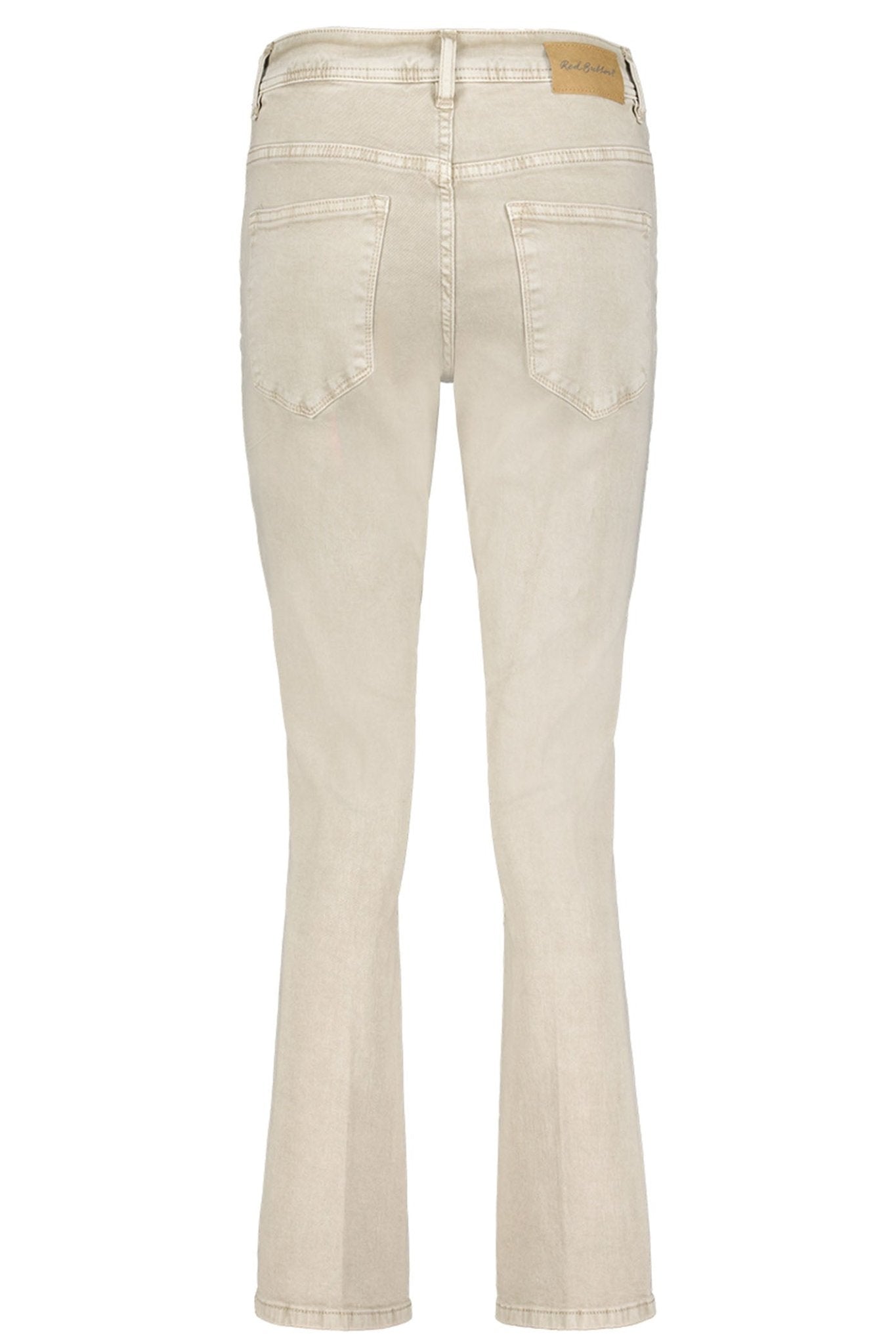 Red Button SRB4182 Babette CRP Pebble Beige Flare Jeans - Dotique