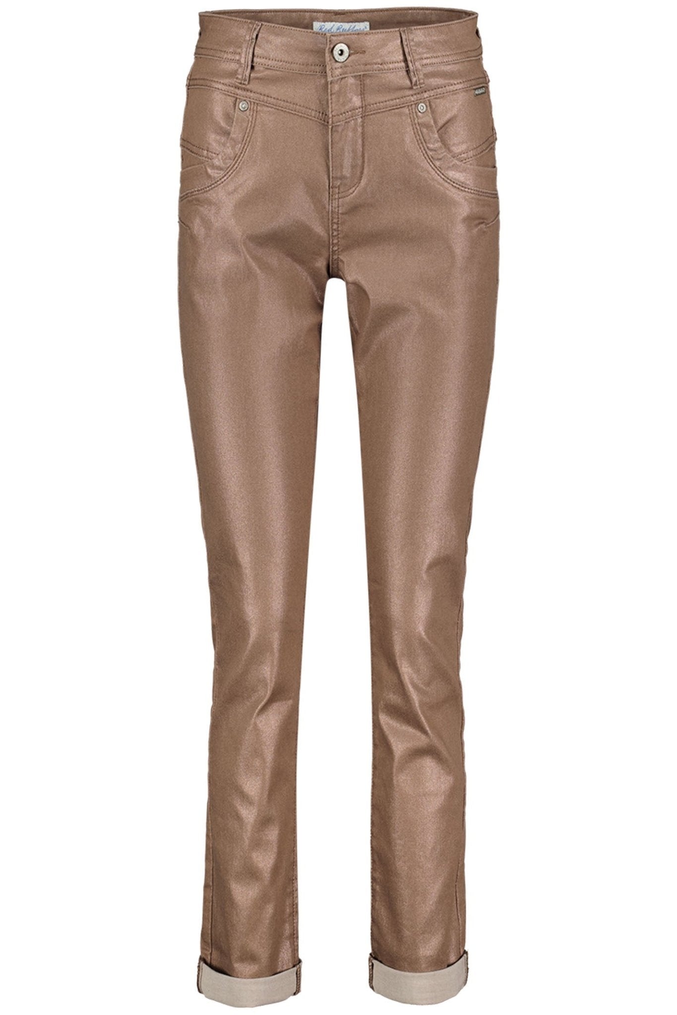 Red Button SRB4289 Relax Sparkle Trouser Grey Copper - Dotique