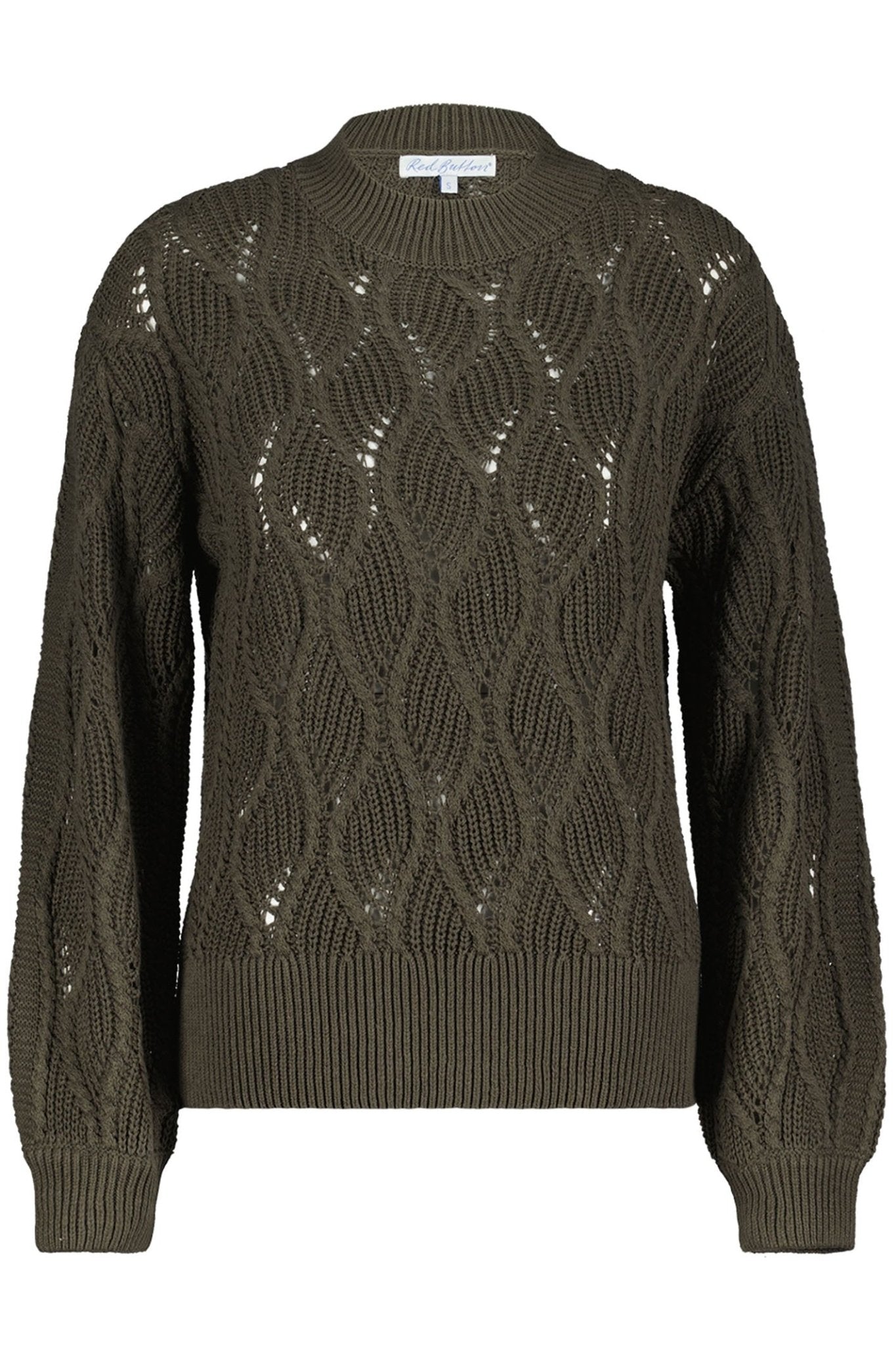 Red Button SRB4360 Fanny Swirl Jumper Dark Green – Dotique