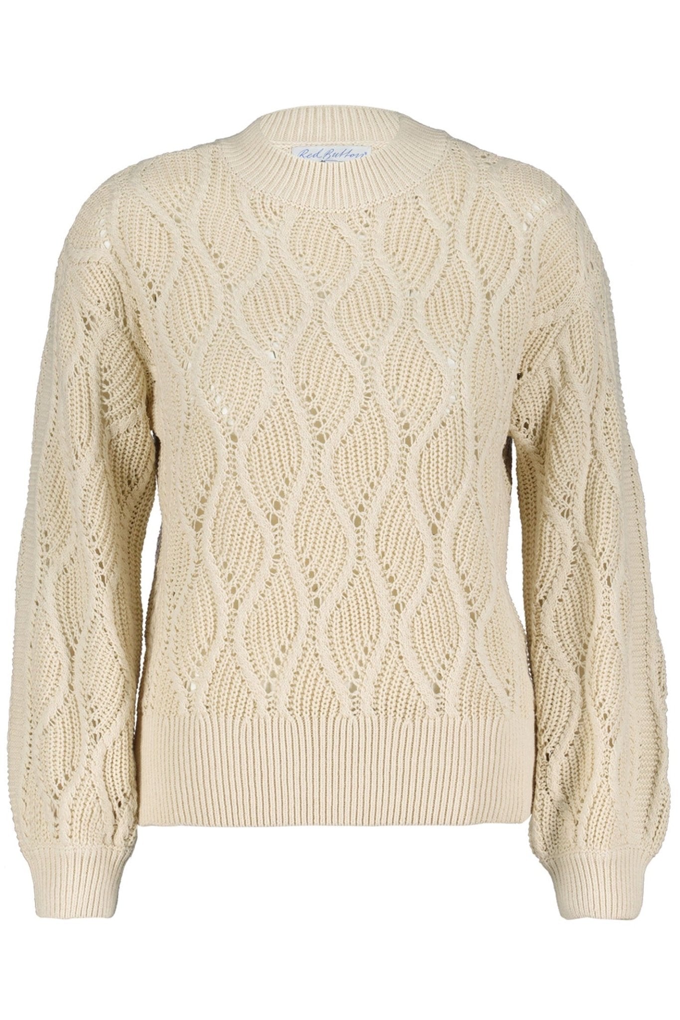 Red Button SRB4360 Fanny Swirl Sweater Mushroom Cream - Dotique