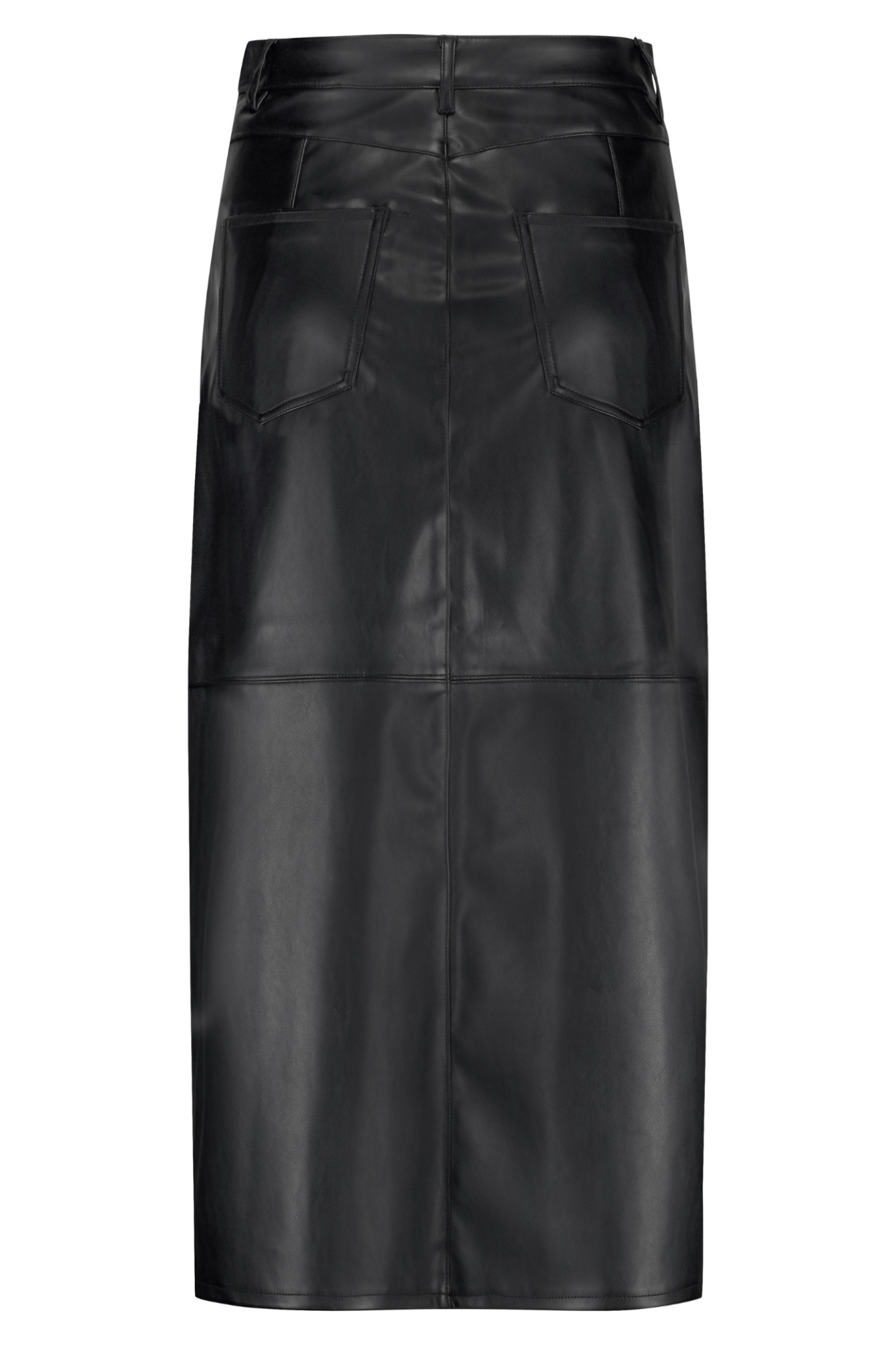Red Button SRB4629 Aline Faux Leather Skirt Black - Dotique - Red Button