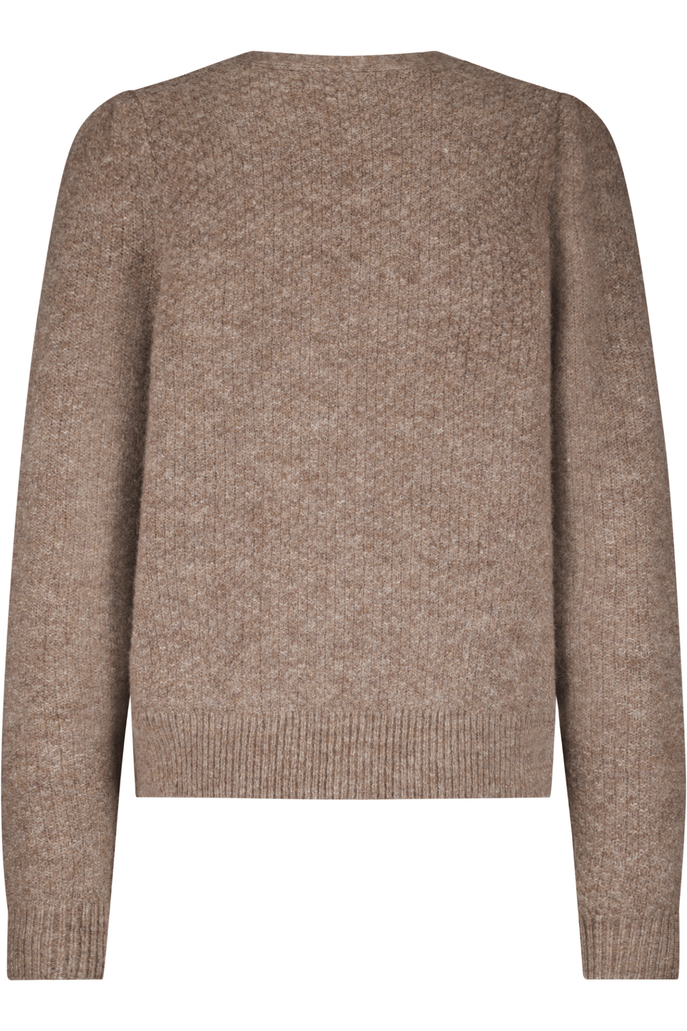 Red Button SRB4639 Cardigan Ajour Mid Brown - Dotique - Red Button