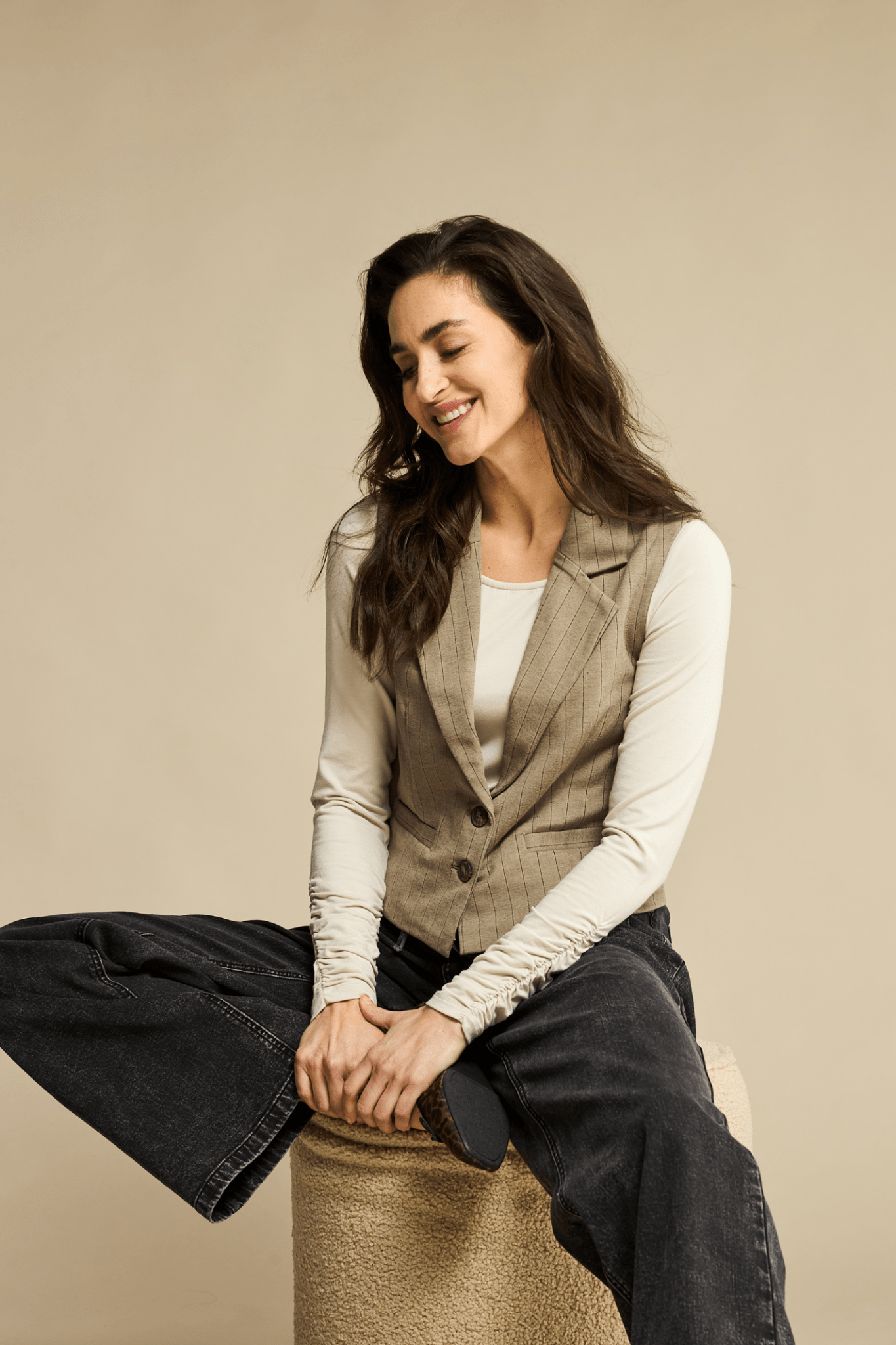 Red Button SRB4691 Claudette Black Denim & Belt - Dotique - Red Button