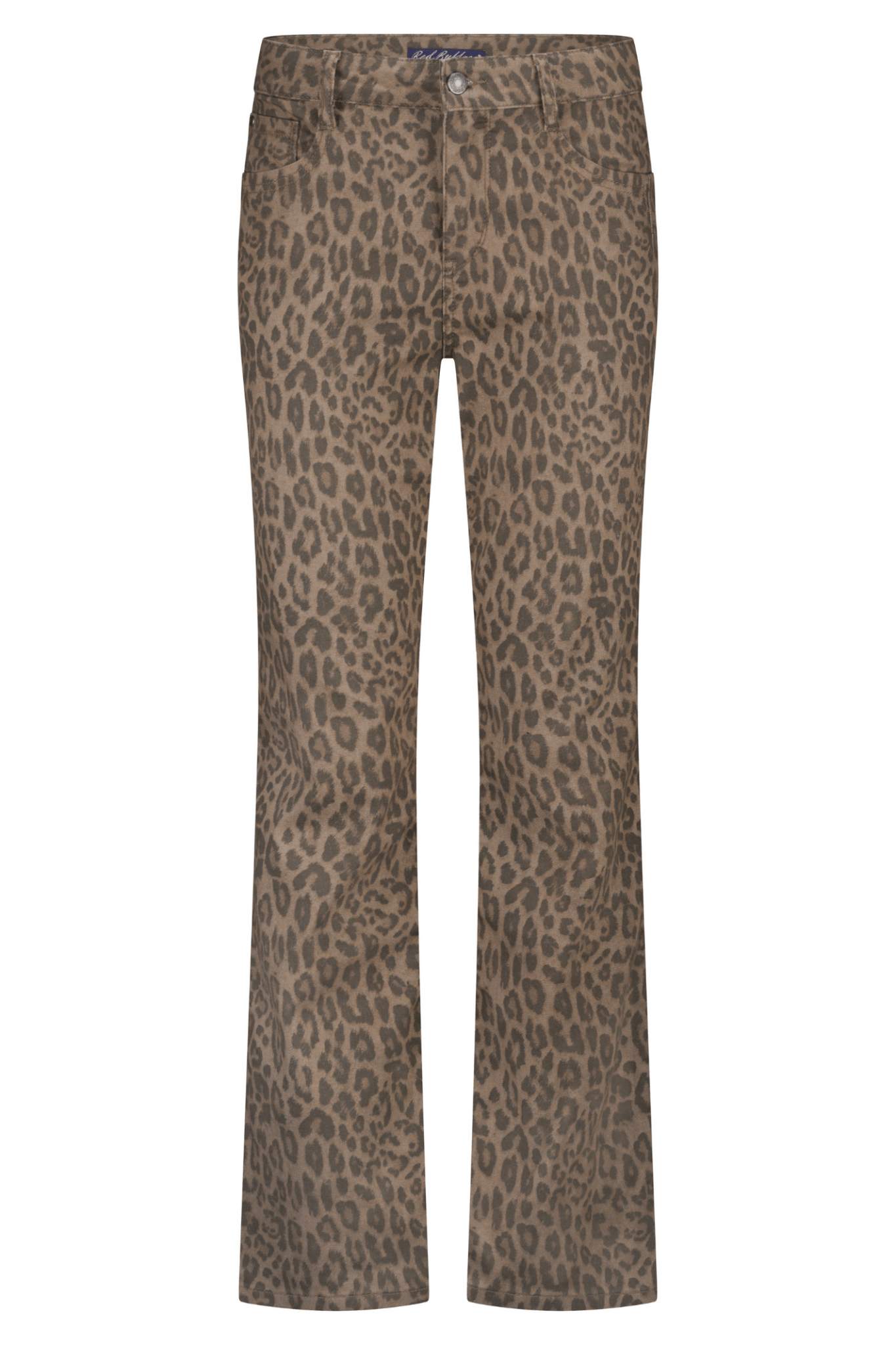 Red Button SRB4716 Kim Leopard Jeans L30 Mid Brown - Dotique - Red Button