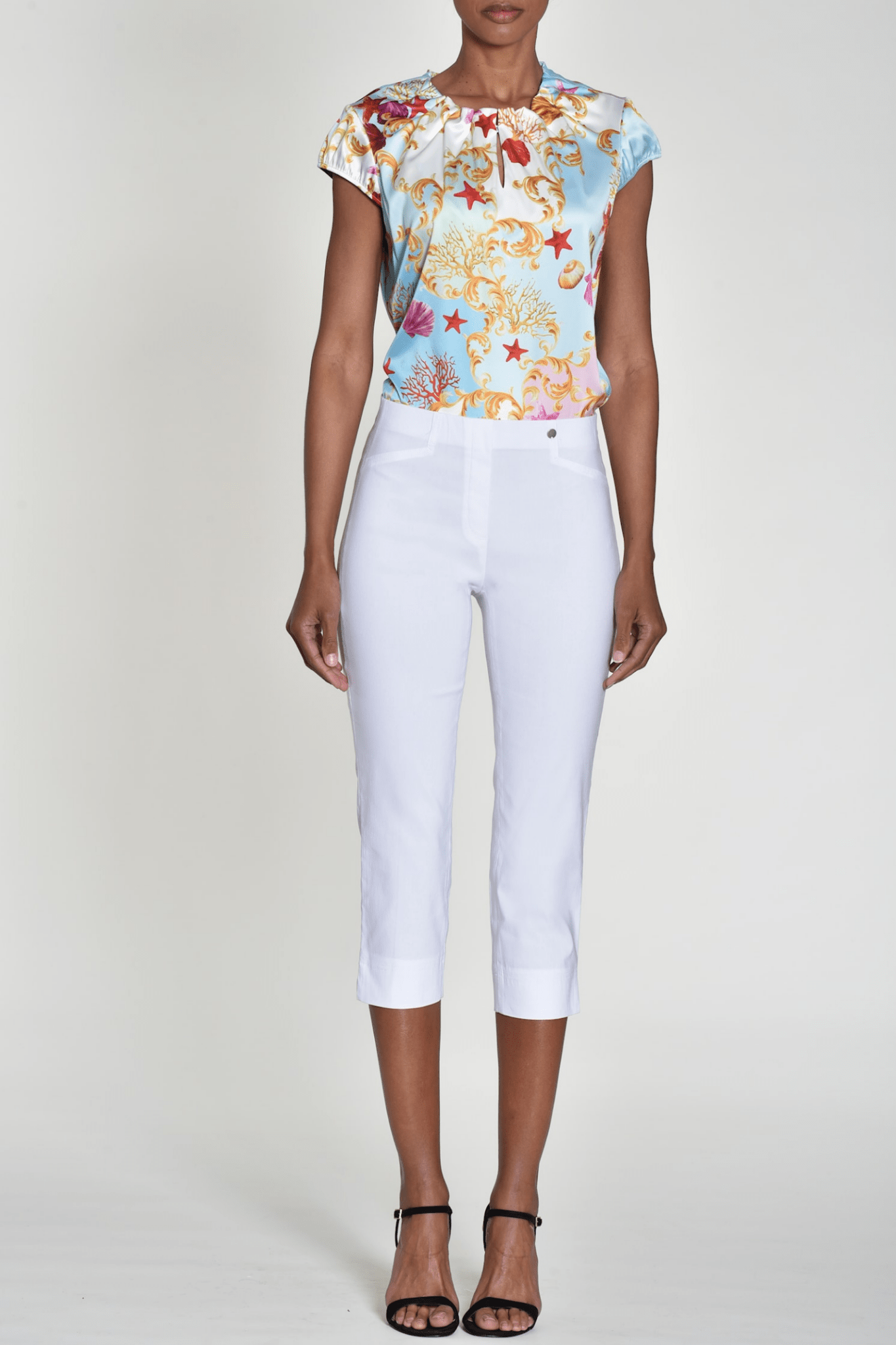 Robell 51636-5499 Rose 07 Crop Trouser (55cm) - Various Colours - Dotique