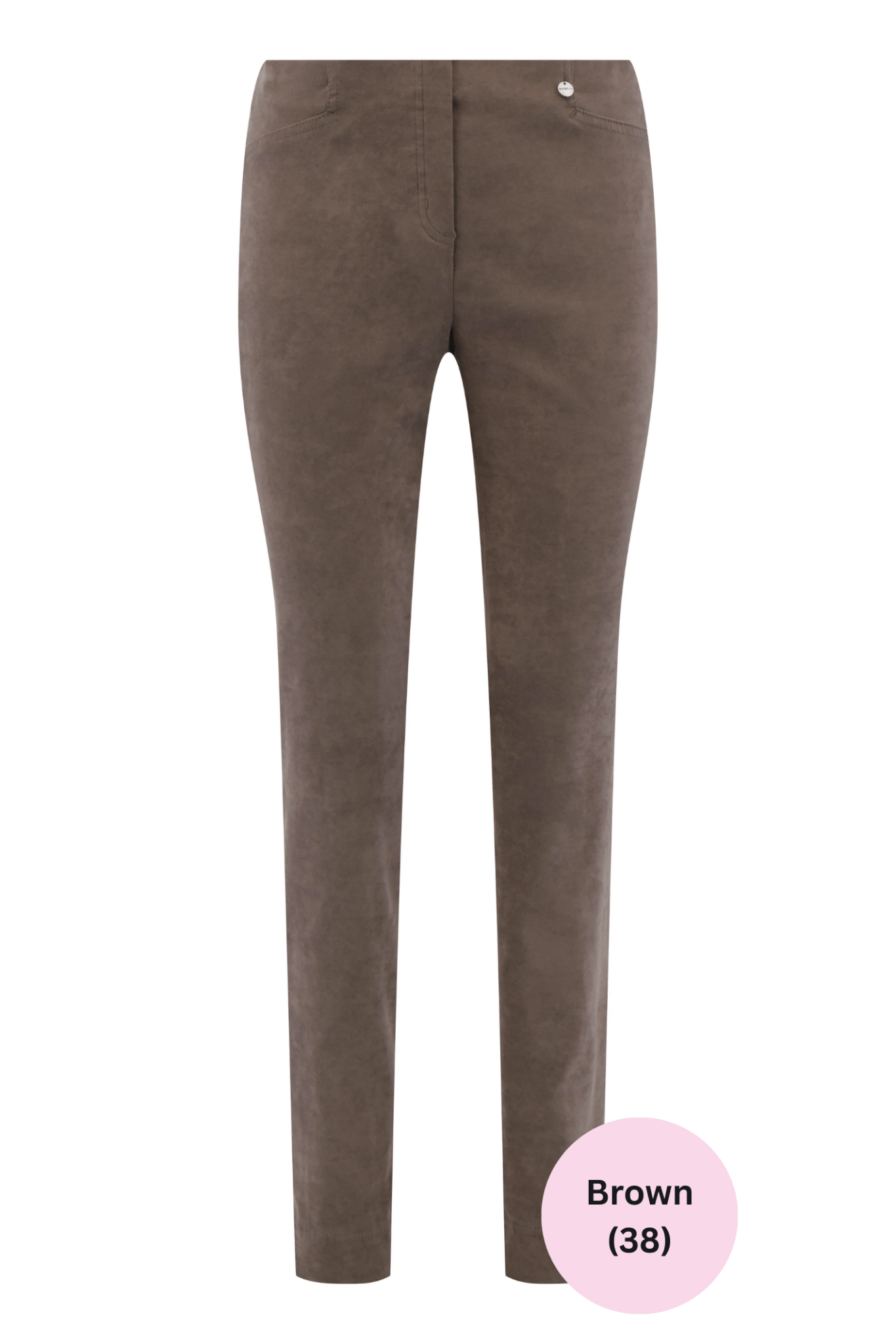 Robell 51673-54451 Rose Full Length (78cm) Super Slim Suede Trousers - Various Colours