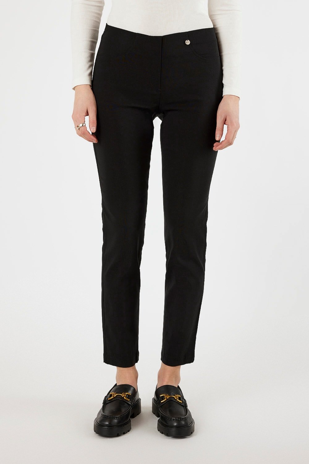 Robell Bella 51559 73cm- Short Fit - Black front model