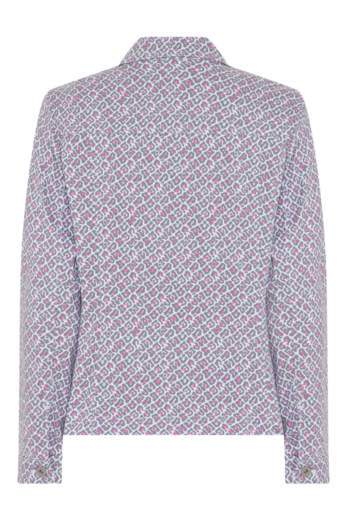 Robell Happy Jacket 57609 54708 Navy Leopard Print - Dotique