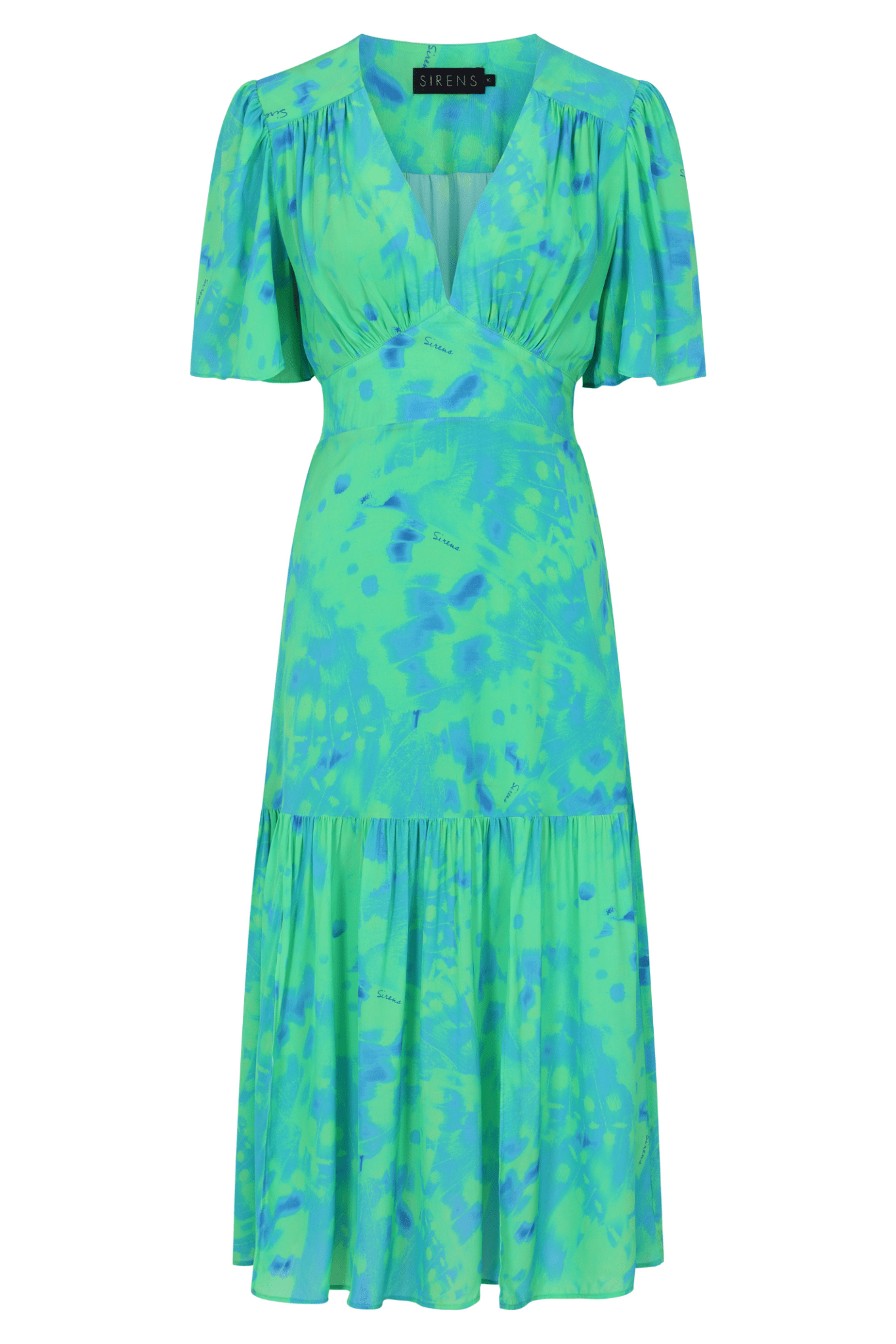 Sirens London Imelda Green Butterfly Dress – Dotique