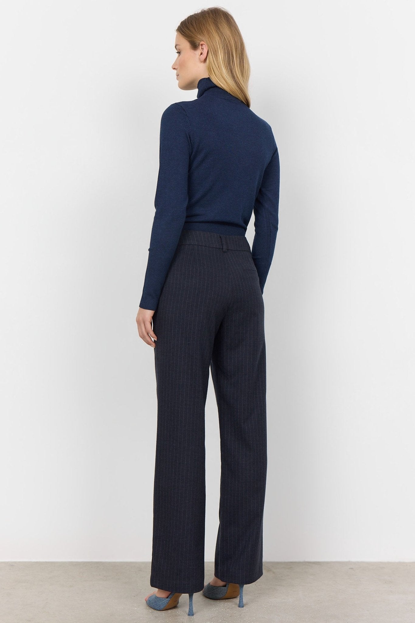 Soya Concept 40874-20 96799-8B SC-Isabelle 5-B Trousers Blue Iris Melange - Dotique