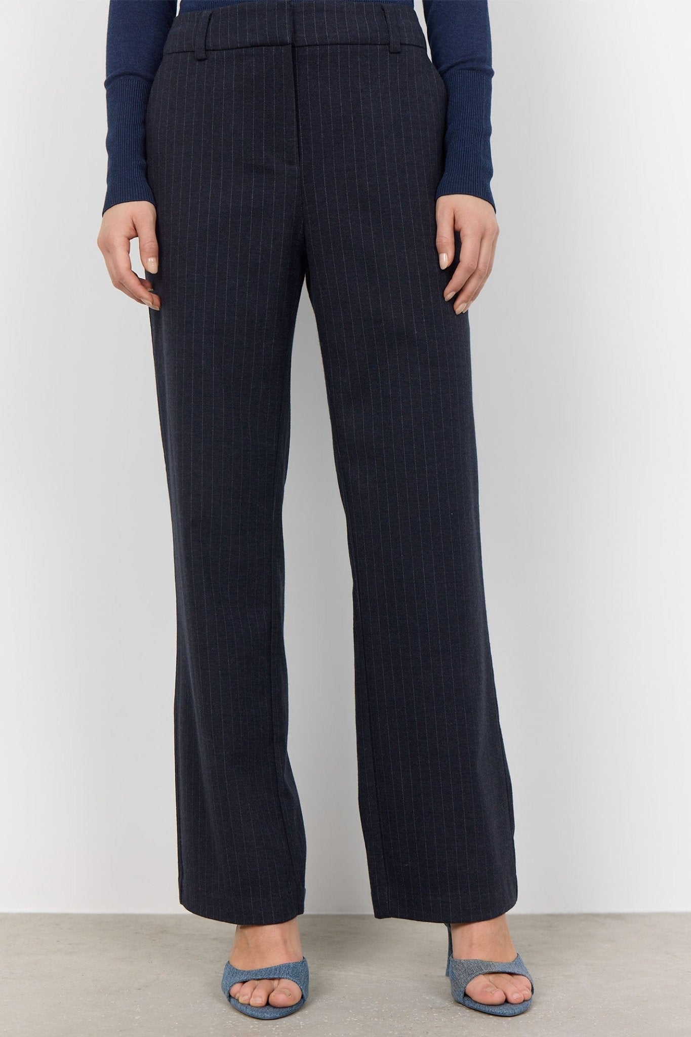 Soya Concept 40874-20 96799-8B SC-Isabelle 5-B Trousers Blue Iris Melange - Dotique