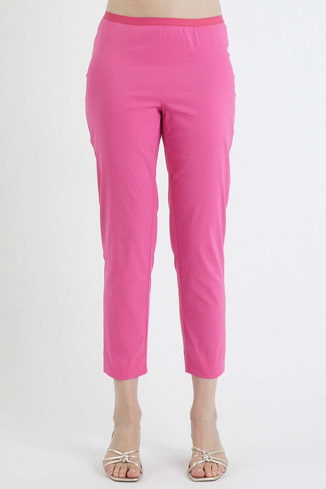 Ten Ways To Be T4357415568B Spumiglia Fuchsia Pink Cropped Trousers - Dotique