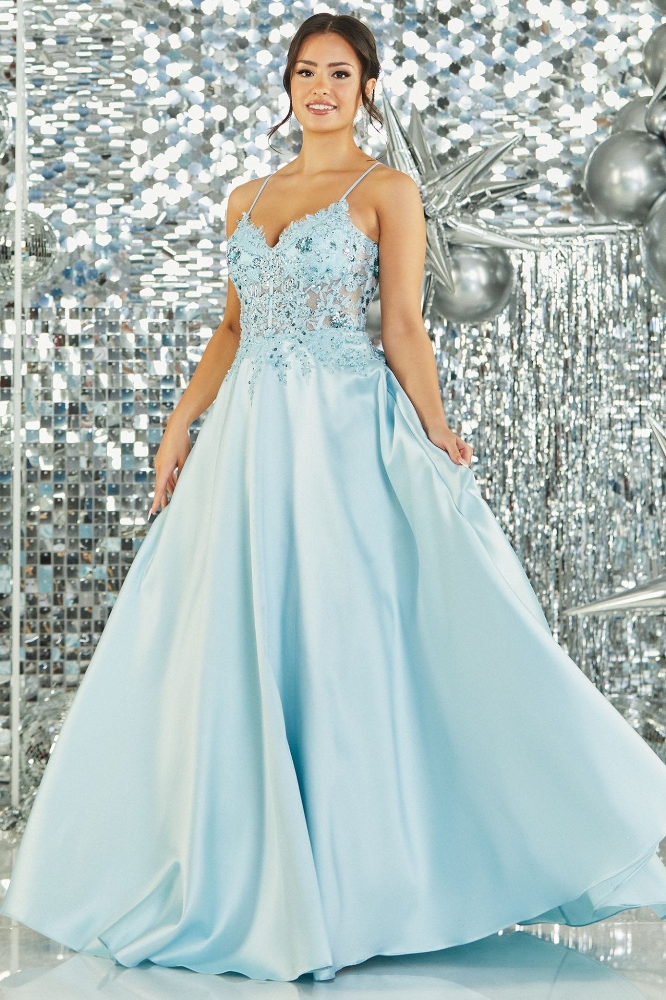Tiffanys Hayden Ice Blue Prom Dress Dotique Tiffanys Hayden Ice Blue Prom Dress Dotique