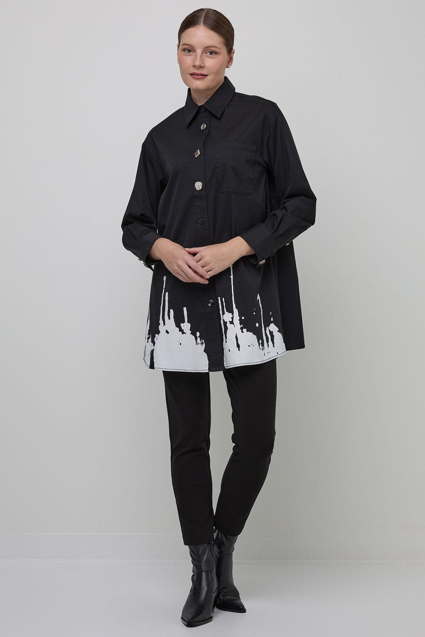 Uchuu 613 Black Shirt - Dotique