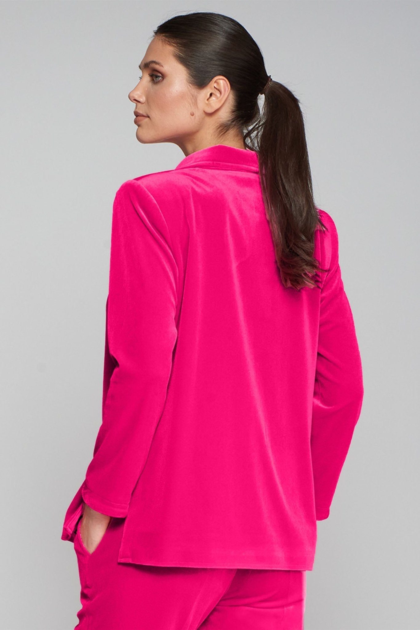 Vilagallo 31756 Pink Double Breasted Jacket - Dotique