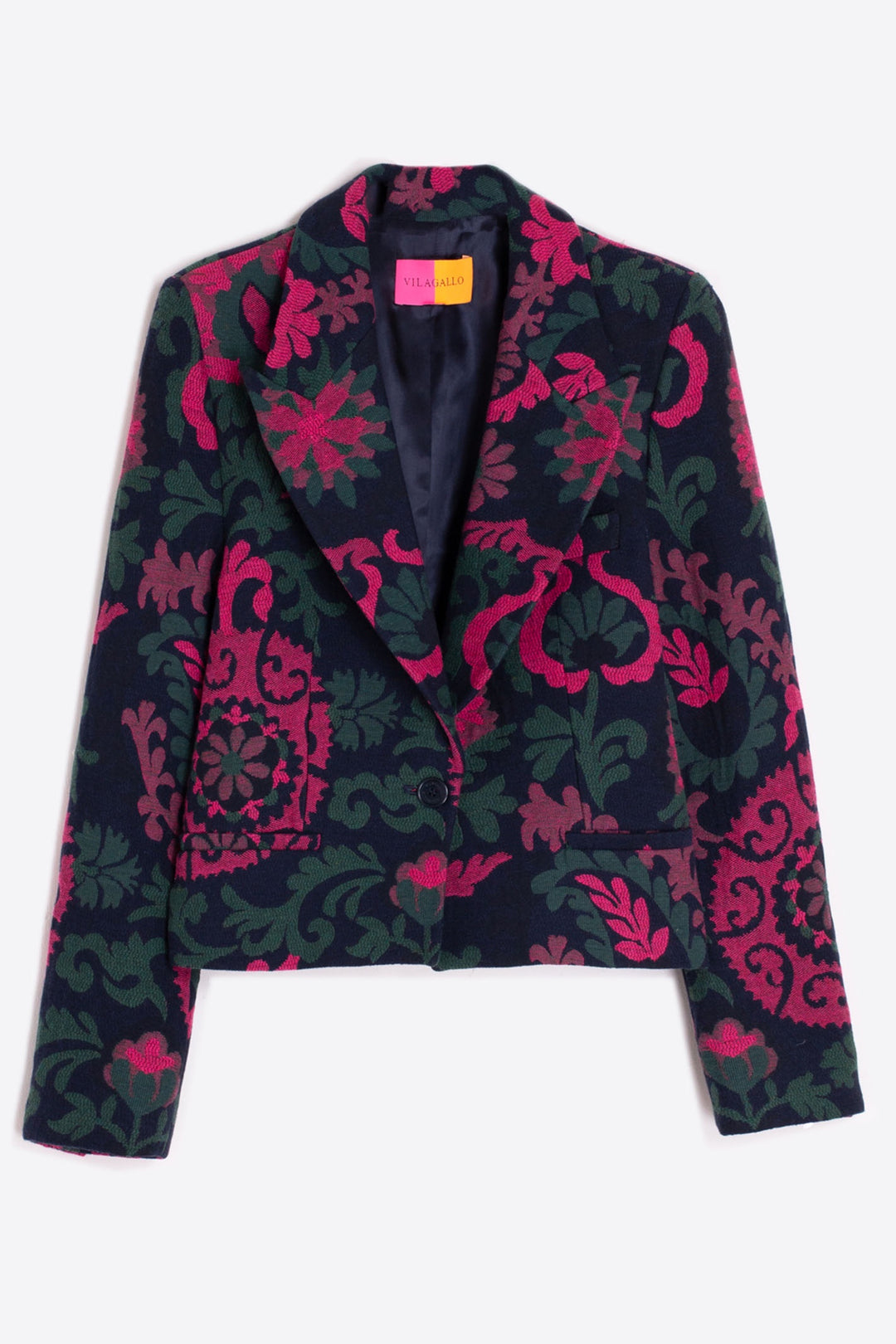 Vilagallo 31773 Jacket Kimmy Suzann Jacquard Navy