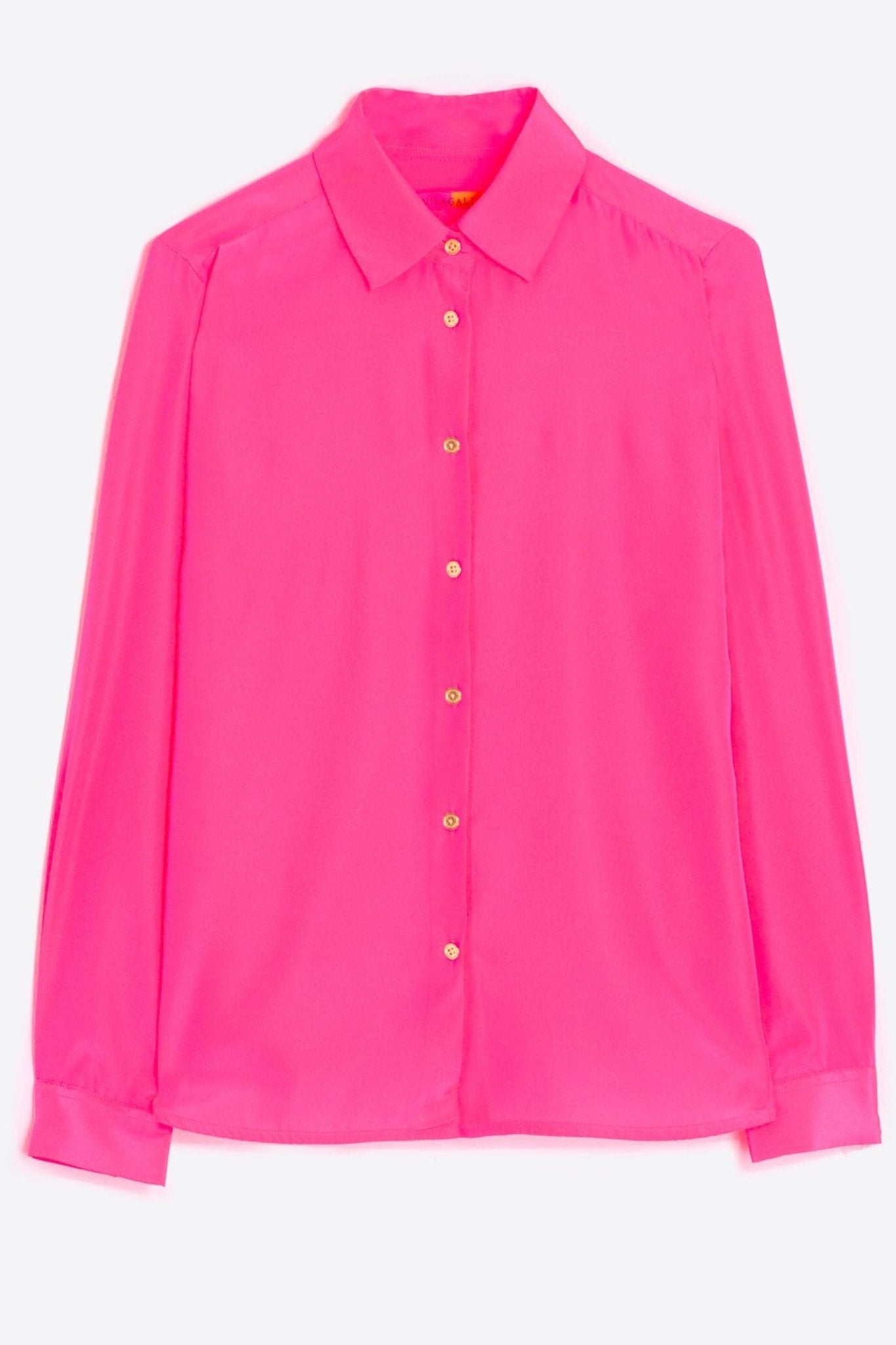 Vilgallo 32064 Seda Rosa Neon Pink Shirt - Dotique