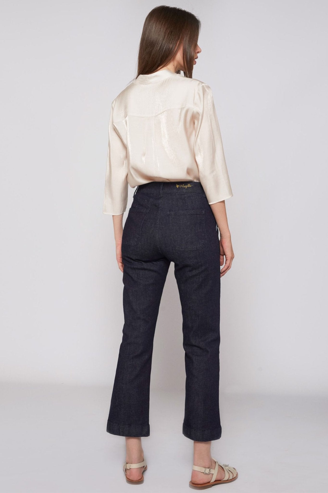 Vilagallo 32081 Dark Denim Amelie Jeans - Dotique - Vilagallo