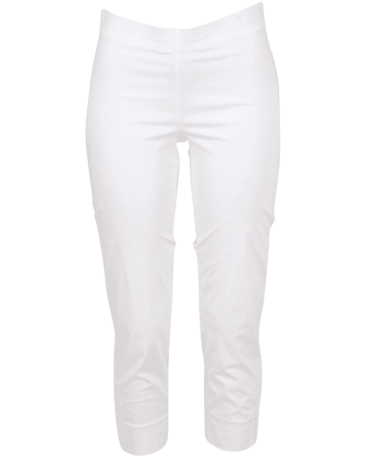 Foil 7/8 Taper Trapeze Trouser - White