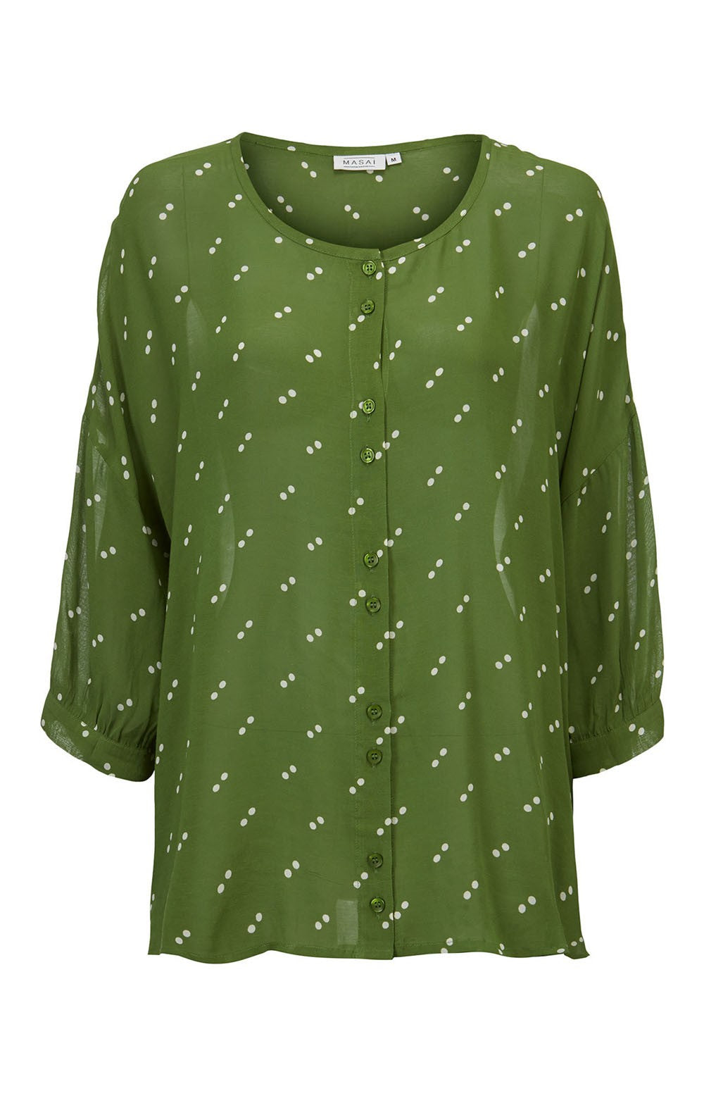 Masai Garden Green Impi Top Front | Dotique