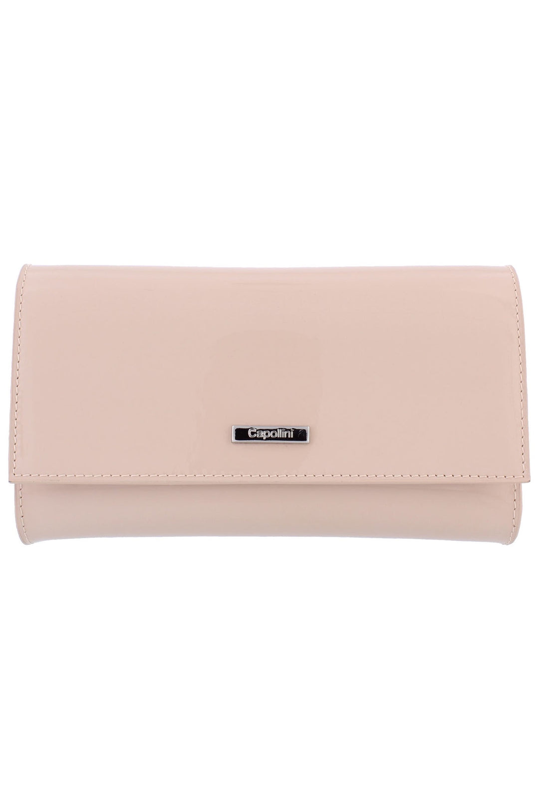 Capollini CB015 Nude Pink Patent Bag - Dotique