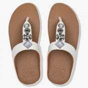 FitFlop Fino White Circle  above