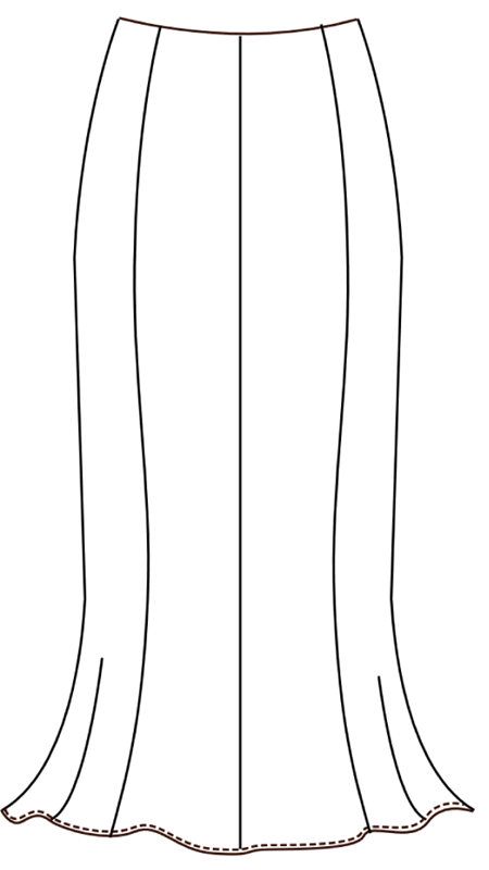 Habella 55244 Black skirt dotique