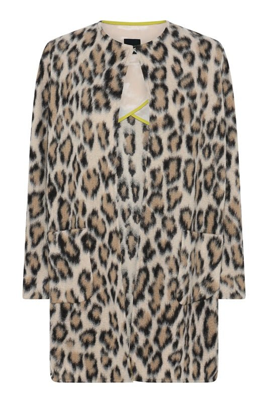 I’Cona 67156 60138 Leopard Jacket Dotique front