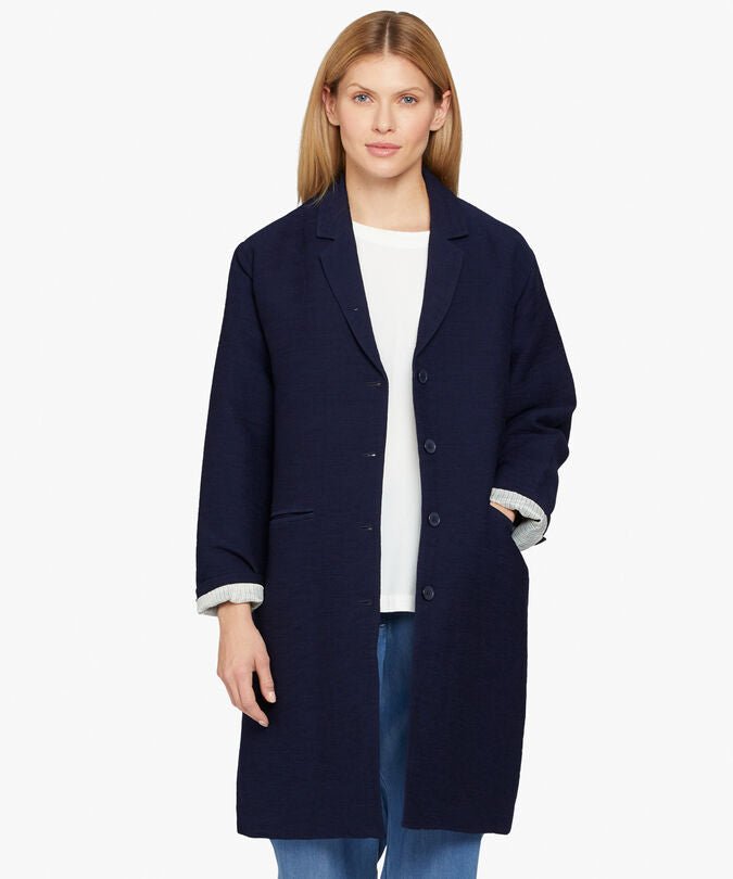 Masai Navy Tura Coat Lifestyle 1 | Dotique