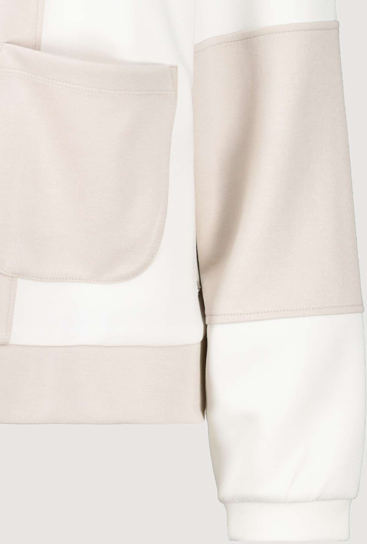 Monari 406805 Stone/ Cream Hooded Sweat - Dotique - Monari