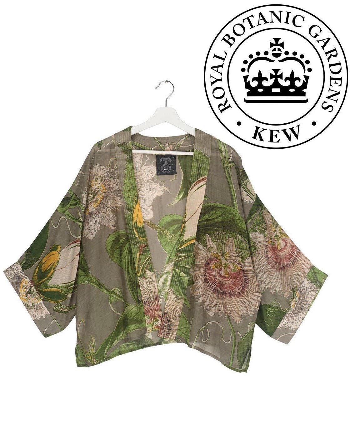 One Hundred Stars Stone Kew Passion Flower Kimona Front | Dotique